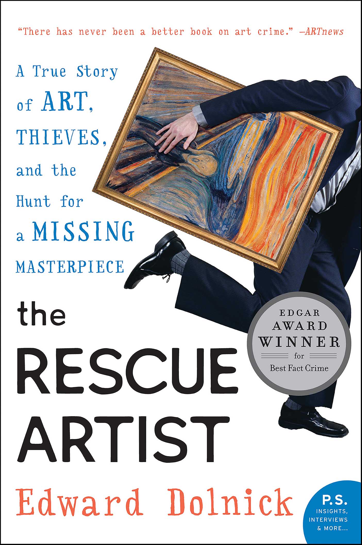 This image is the cover for the book Rescue Artist
