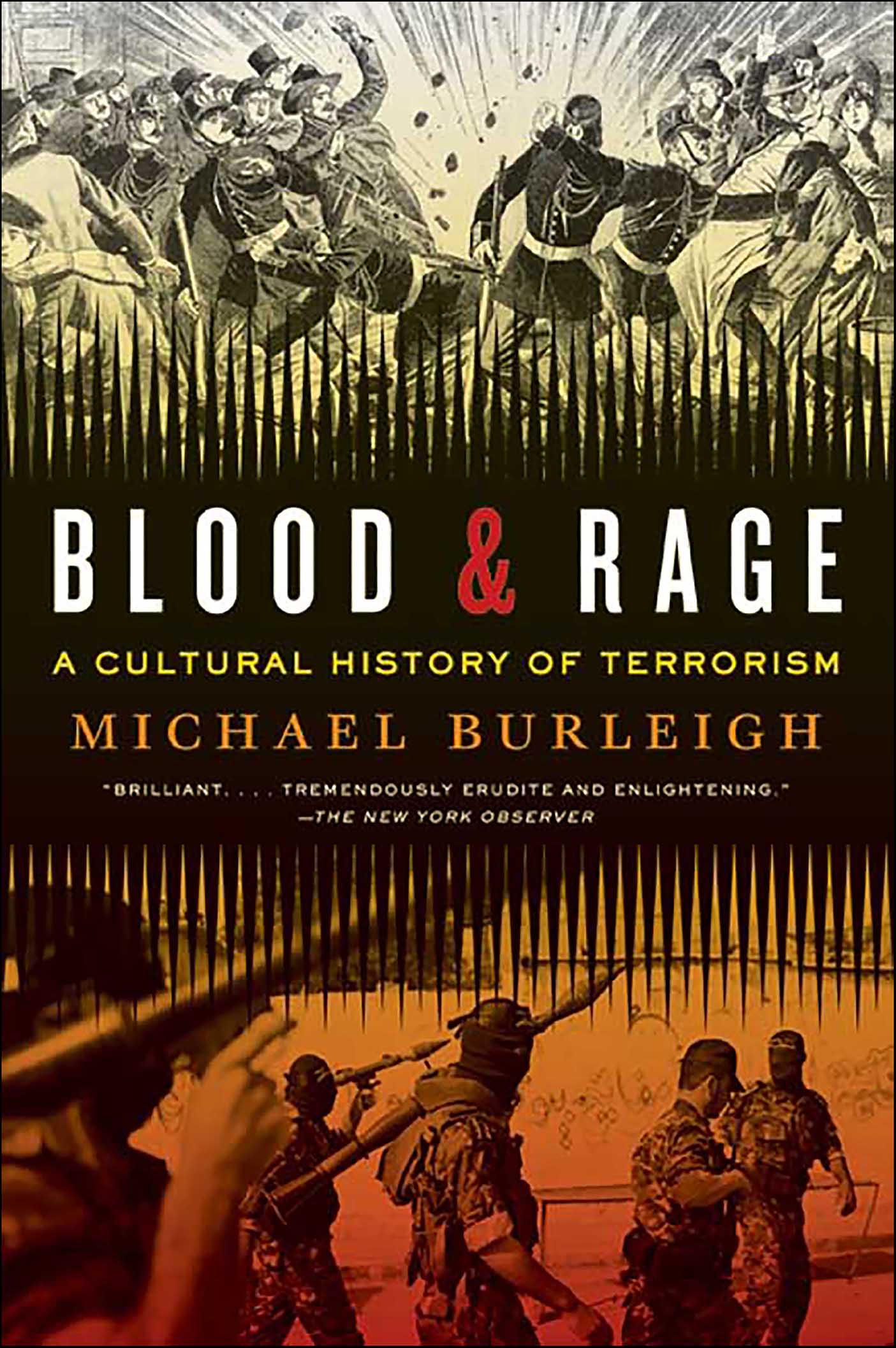 This image is the cover for the book Blood & Rage