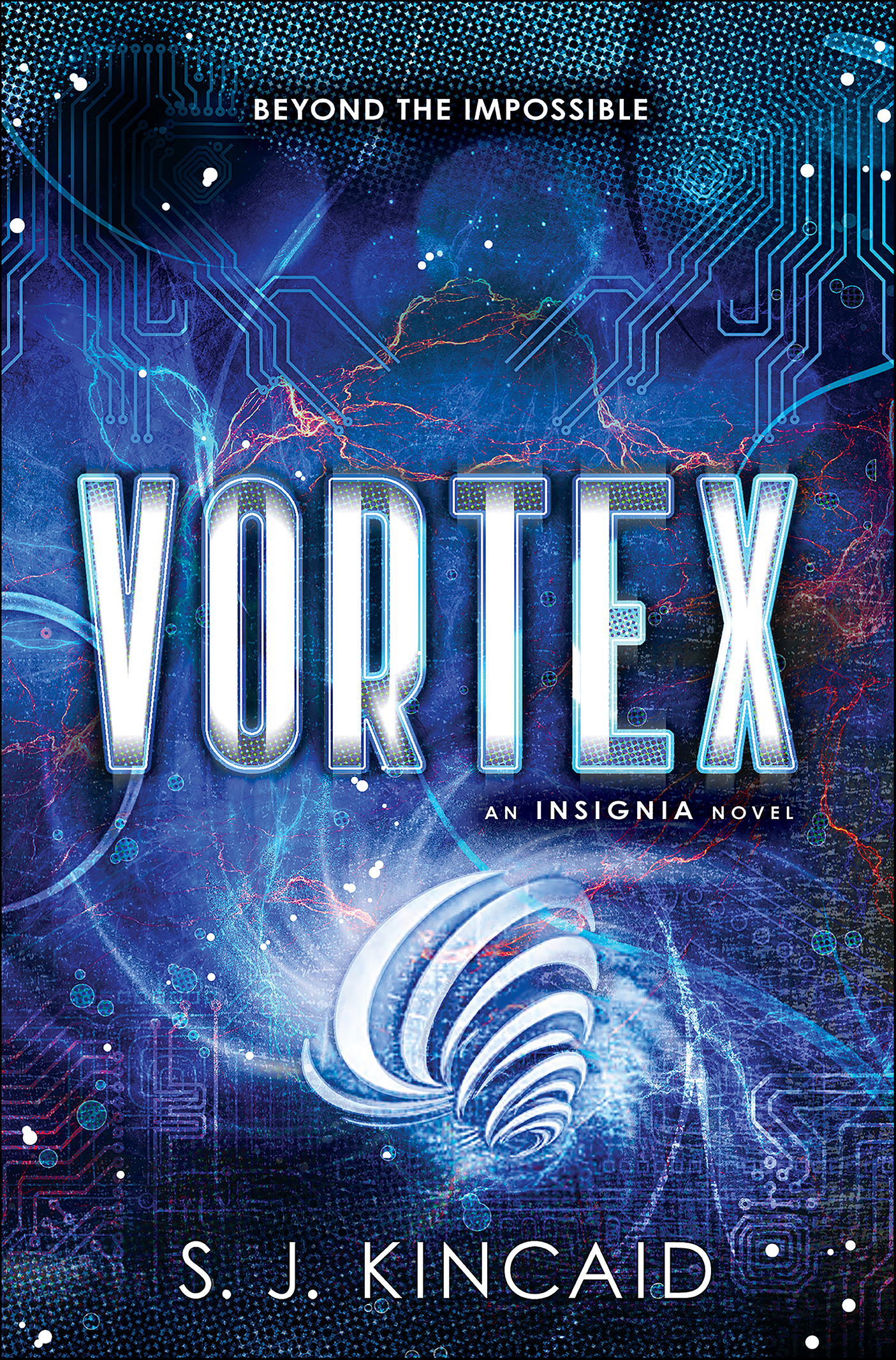 This image is the cover for the book Vortex, The Insignia Novels