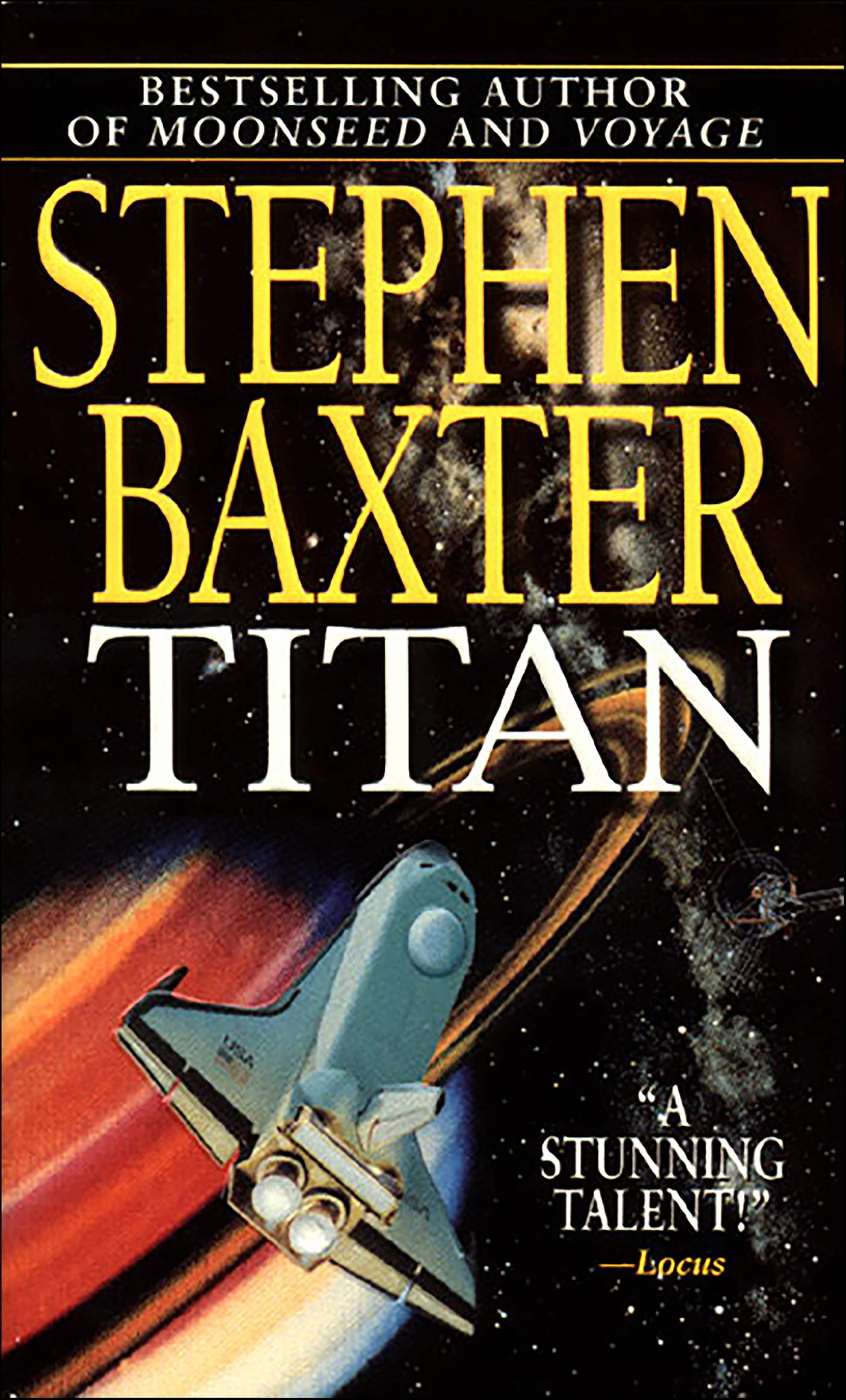 This image is the cover for the book Titan, NASA Trilogy
