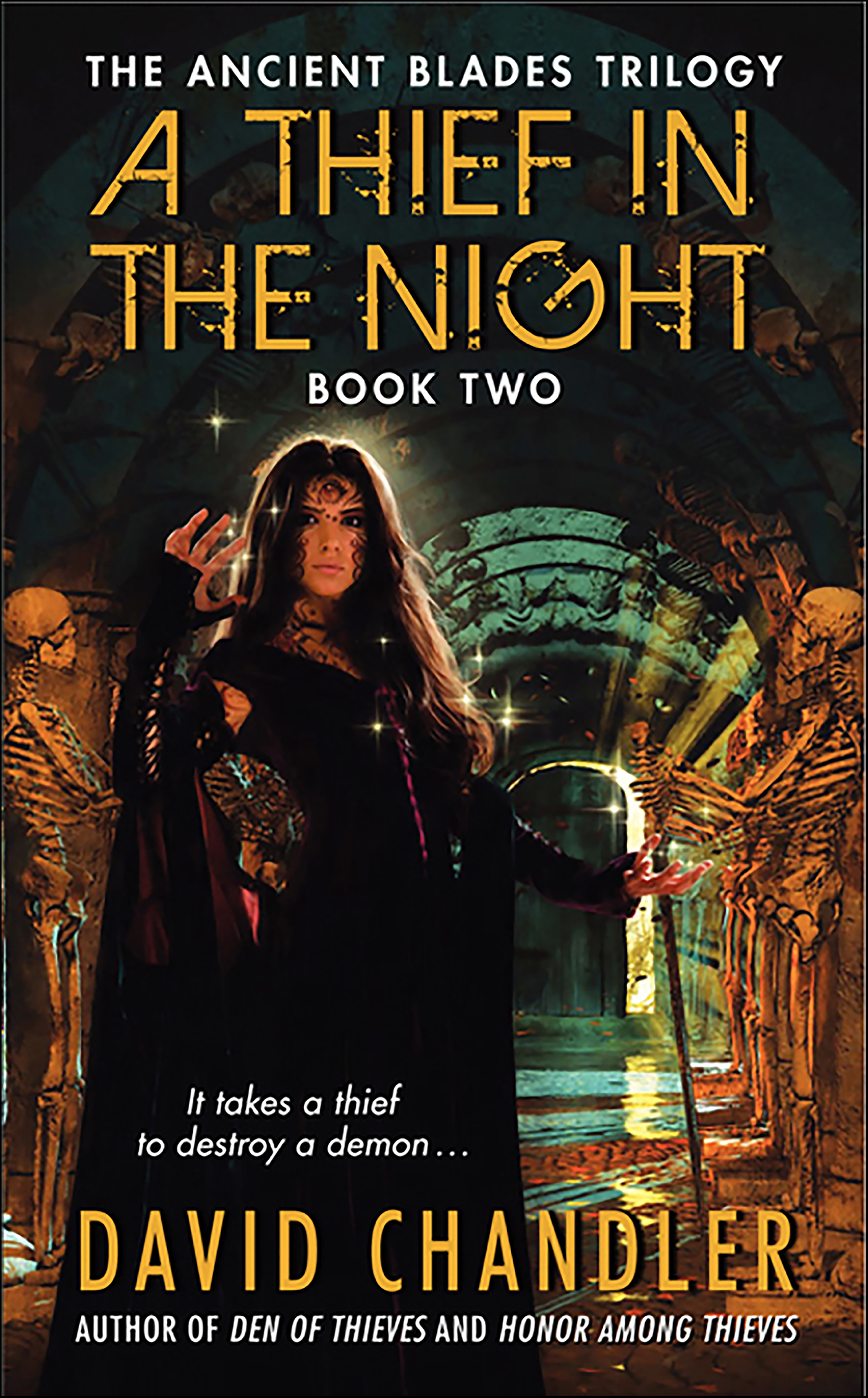 This image is the cover for the book Thief in the Night, Ancient Blades Trilogy