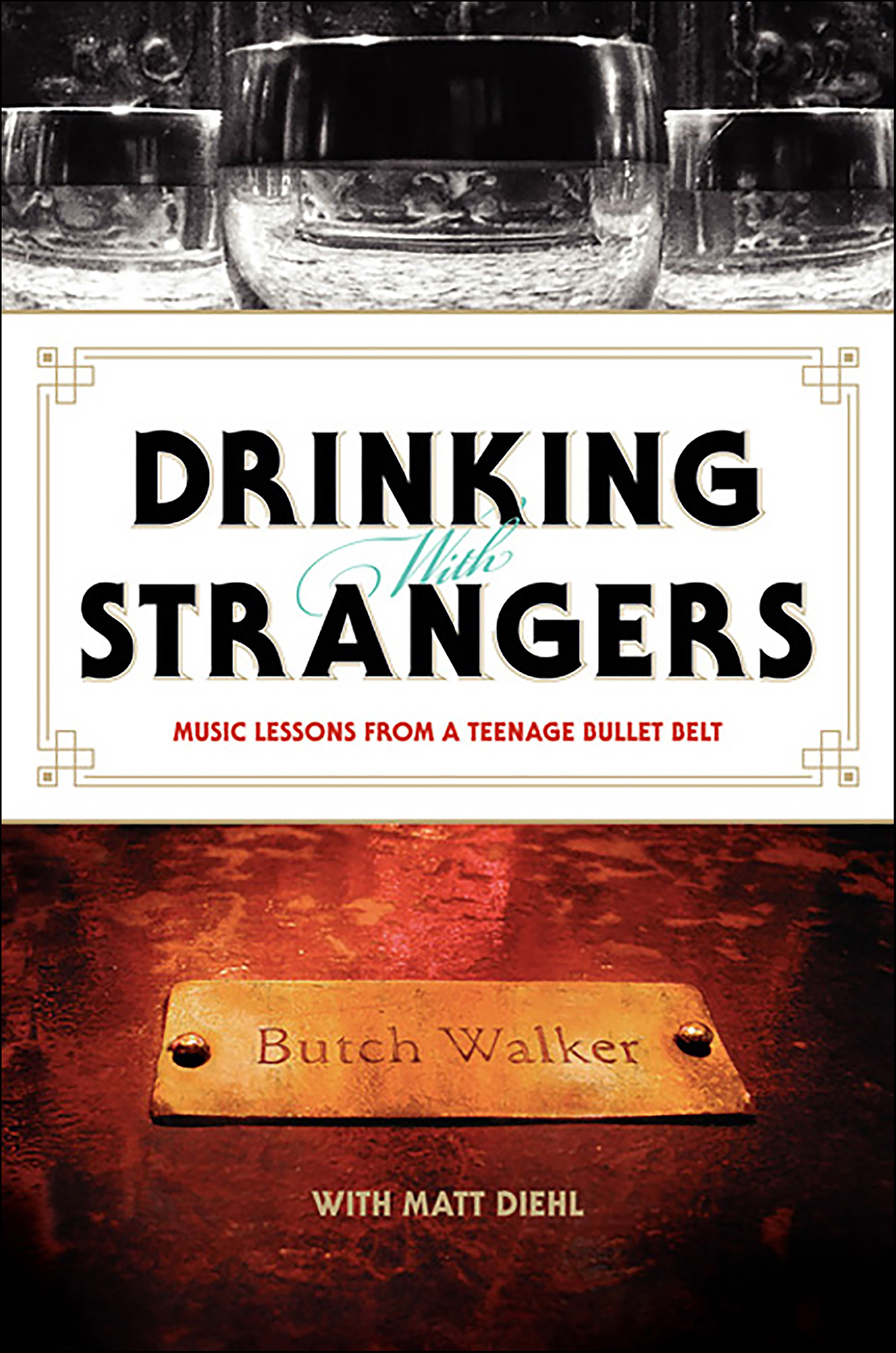 This image is the cover for the book Drinking with Strangers