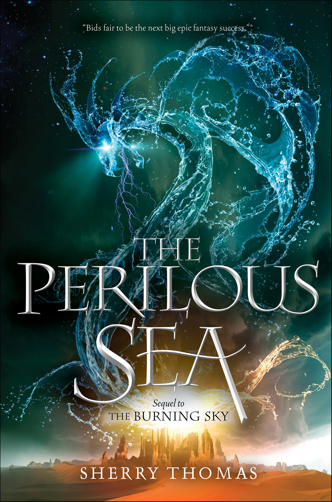 This image is the cover for the book Perilous Sea, The Elemental Trilogy