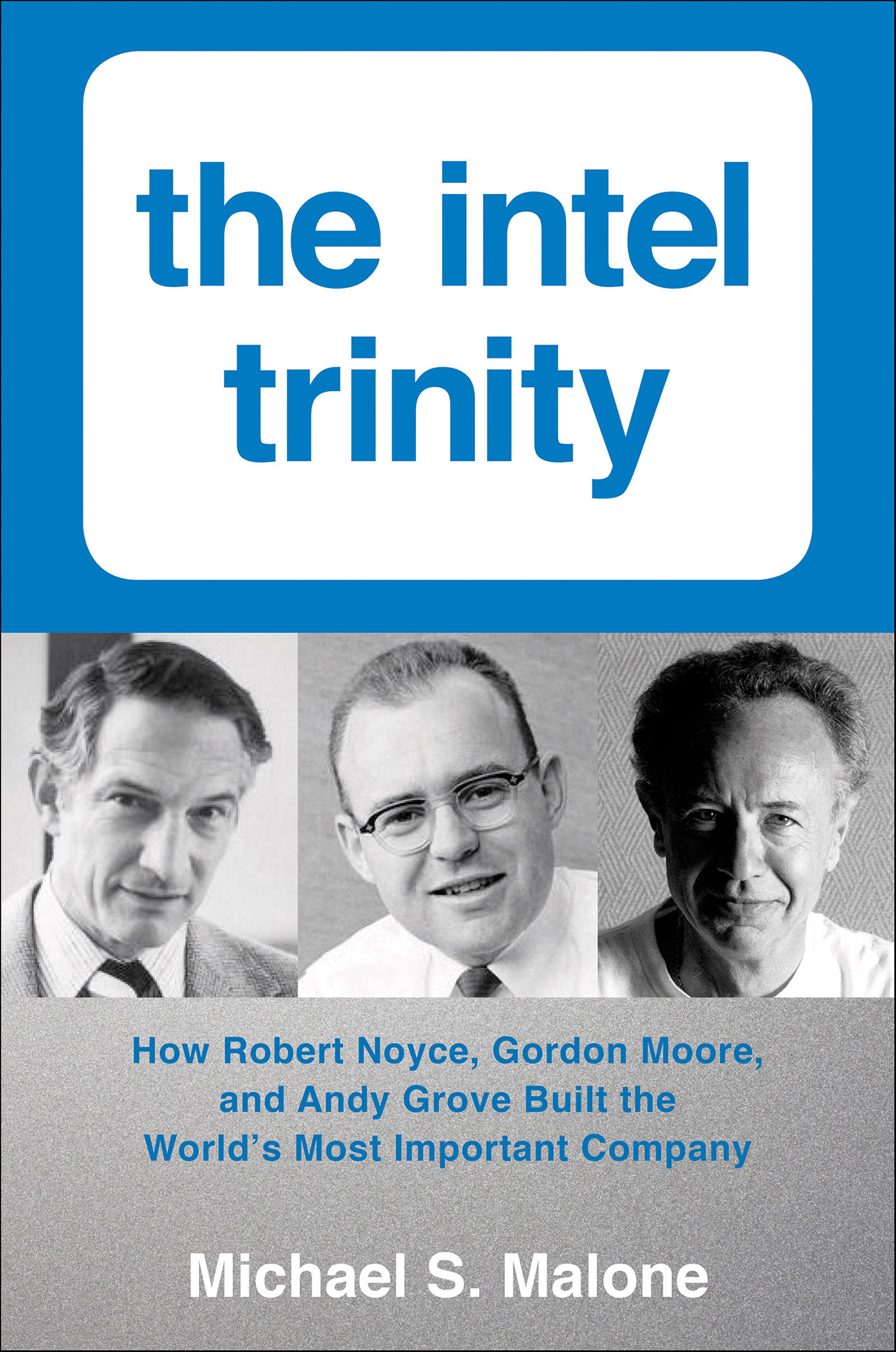 This image is the cover for the book Intel Trinity