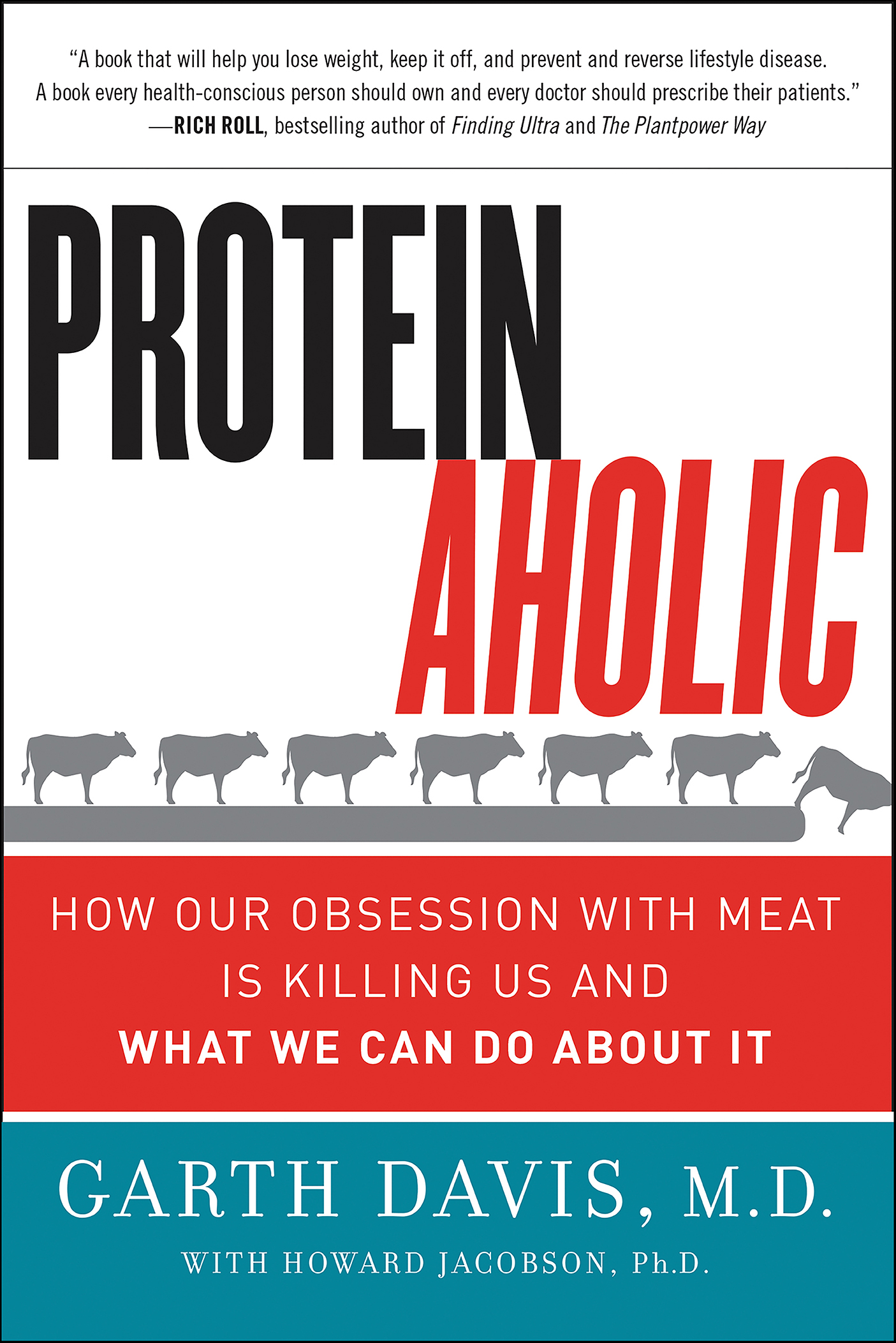 This image is the cover for the book Proteinaholic