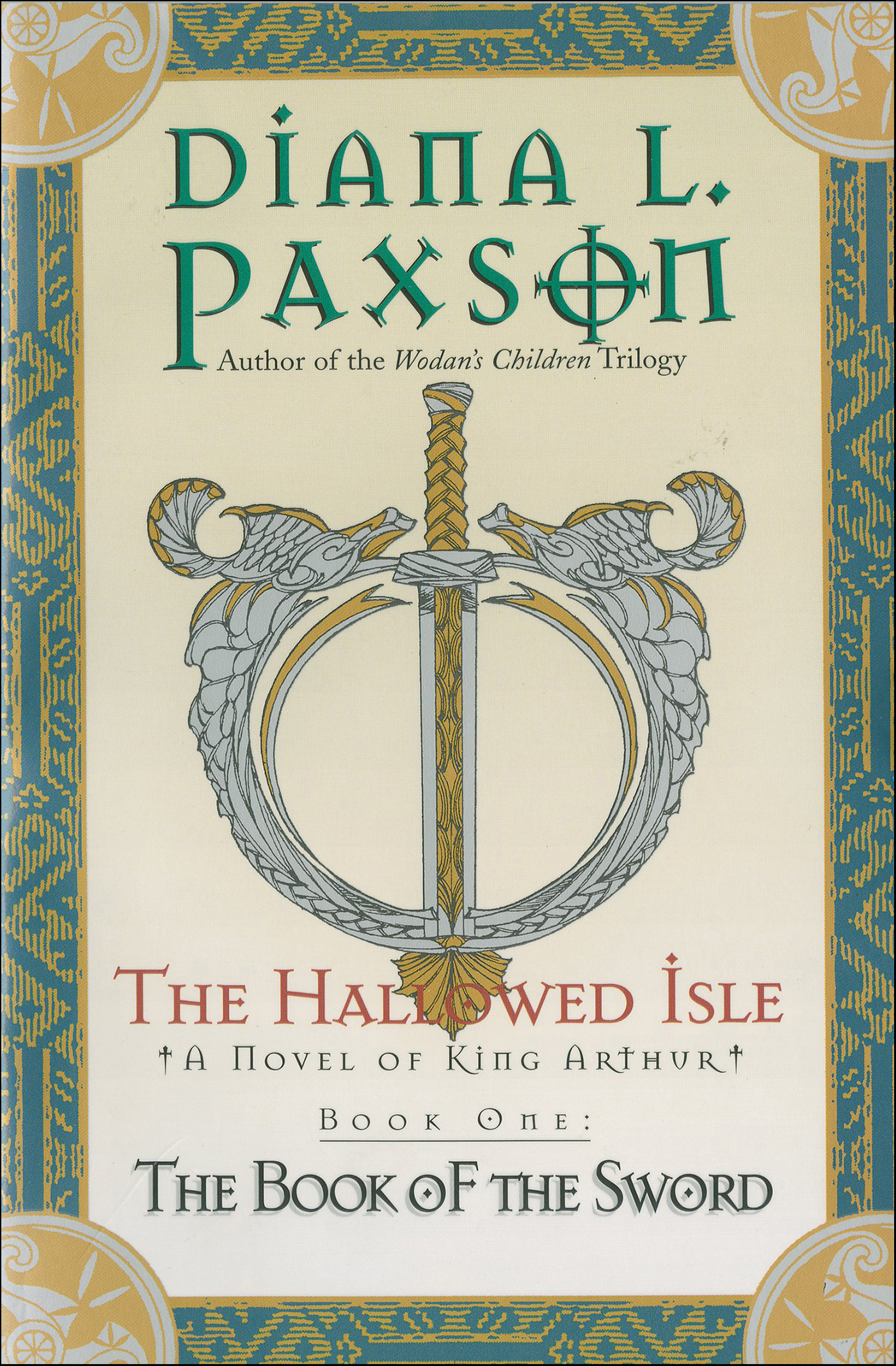 This image is the cover for the book Hallowed Isle: The Book of the Sword, The Hallowed Isle