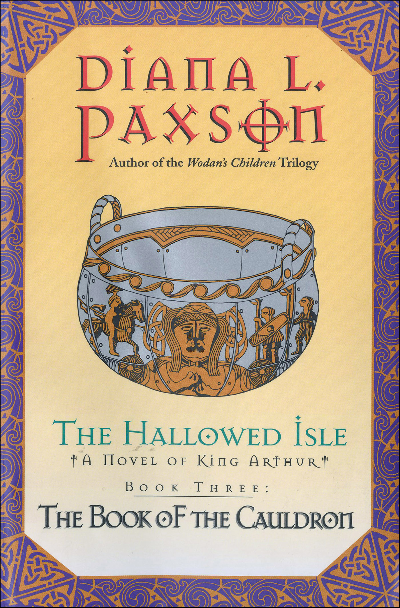 This image is the cover for the book Hallowed Isle: The Book of the Cauldron, The Hallowed Isle