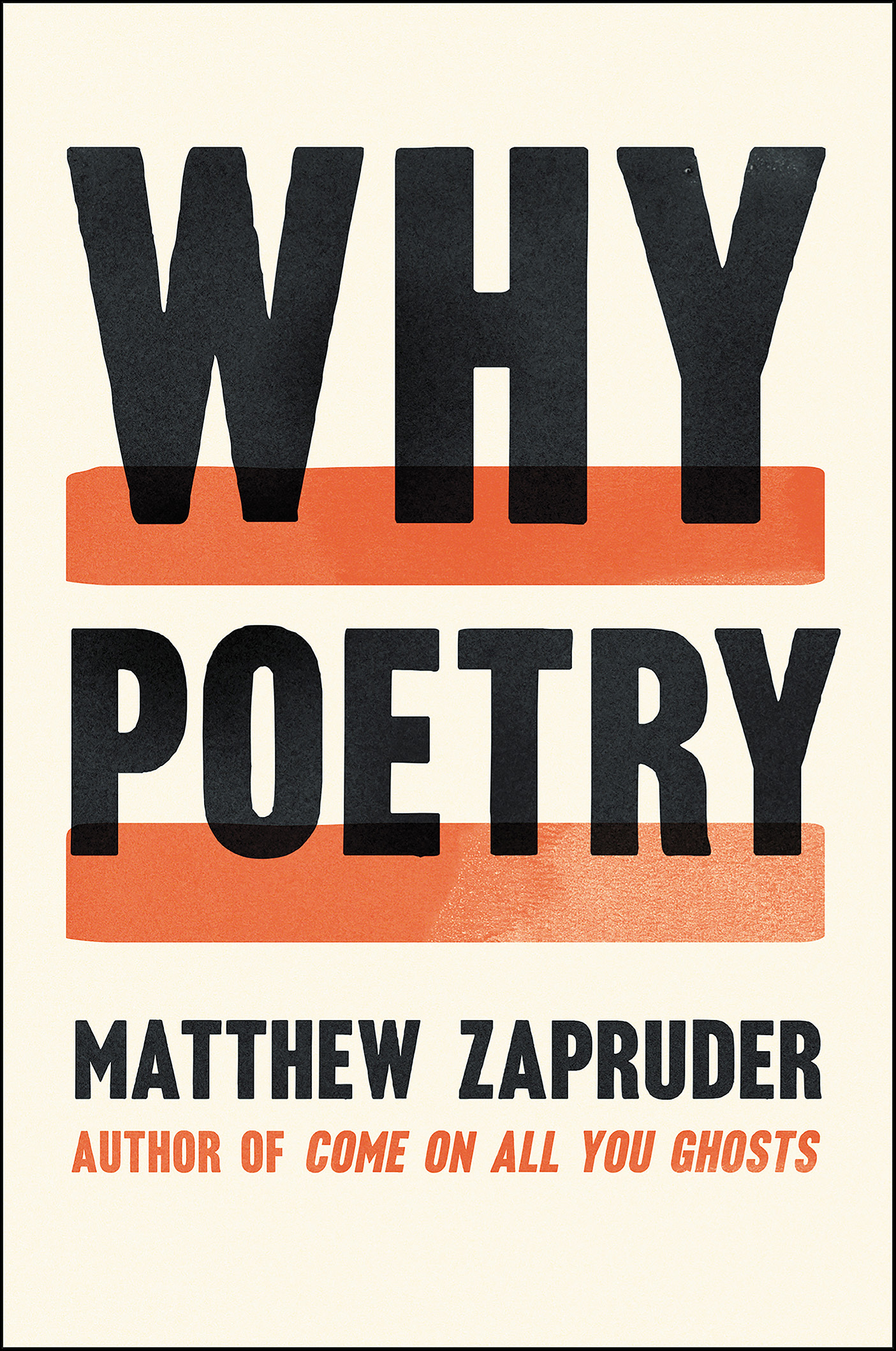 This image is the cover for the book Why Poetry