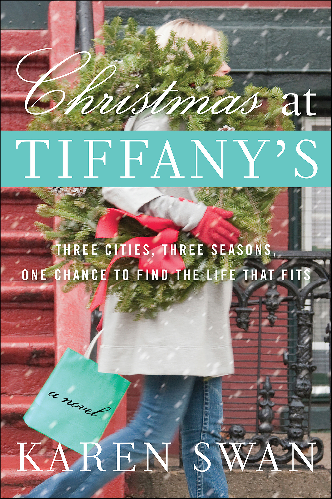 This image is the cover for the book Christmas at Tiffany's