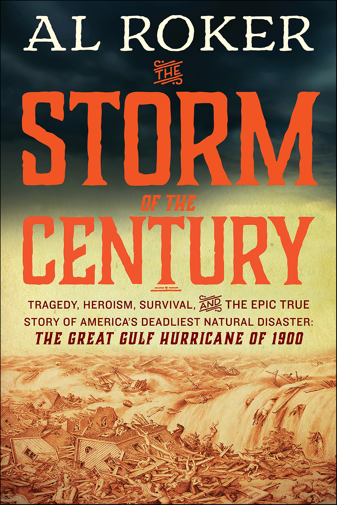 This image is the cover for the book Storm of the Century