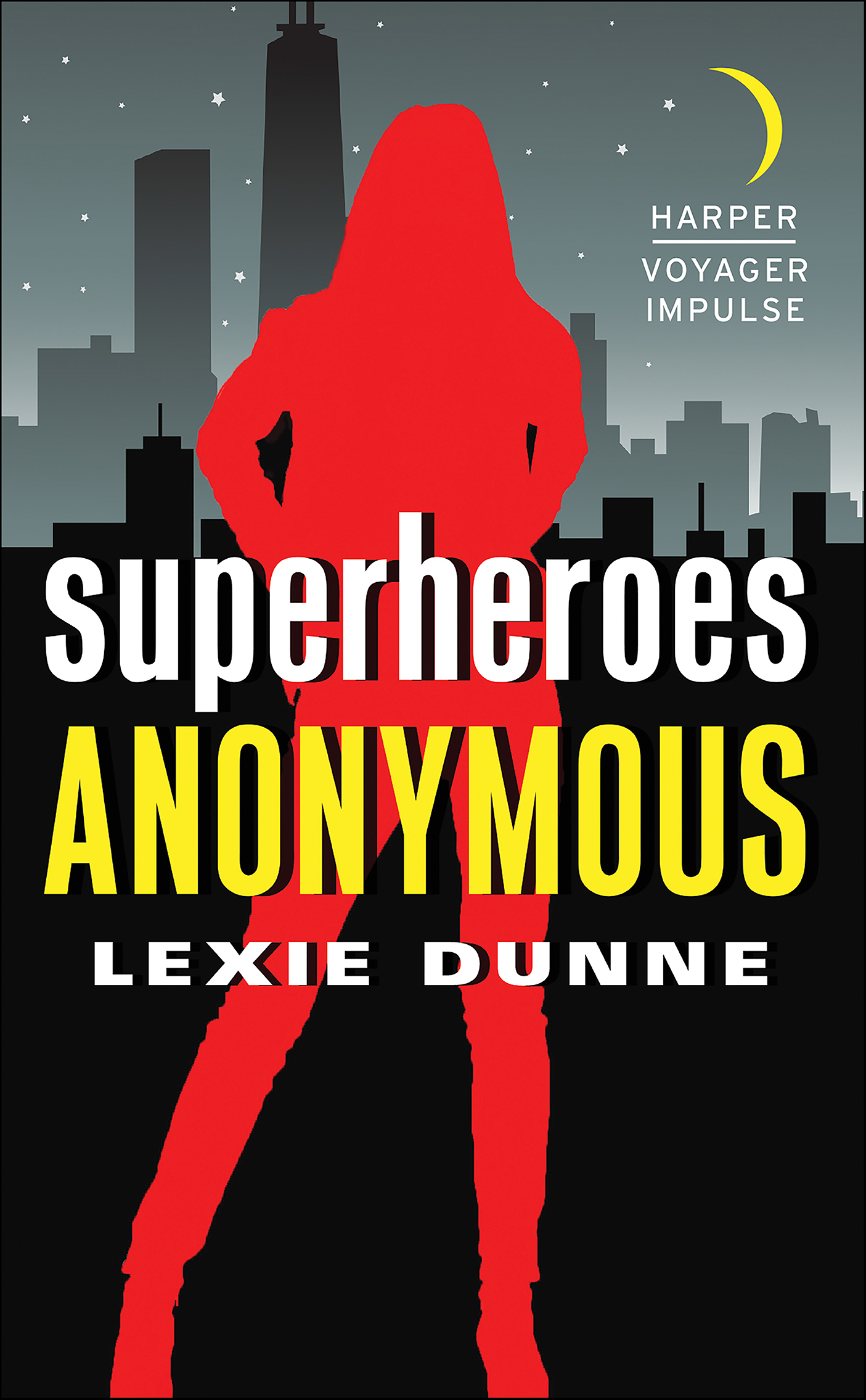 This image is the cover for the book Superheroes Anonymous, Superheroes Anonymous