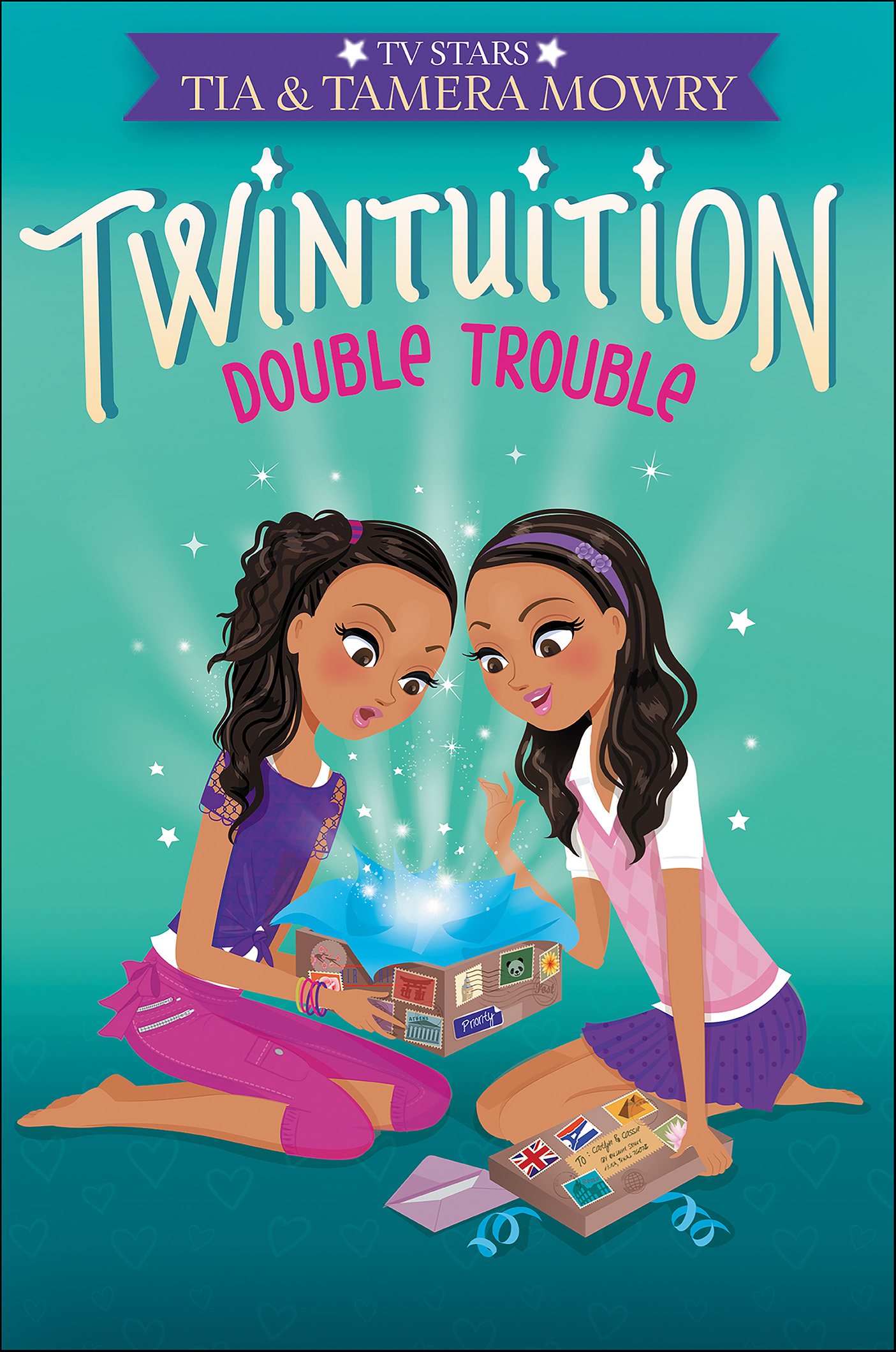 This image is the cover for the book Twintuition: Double Trouble, Twintuition