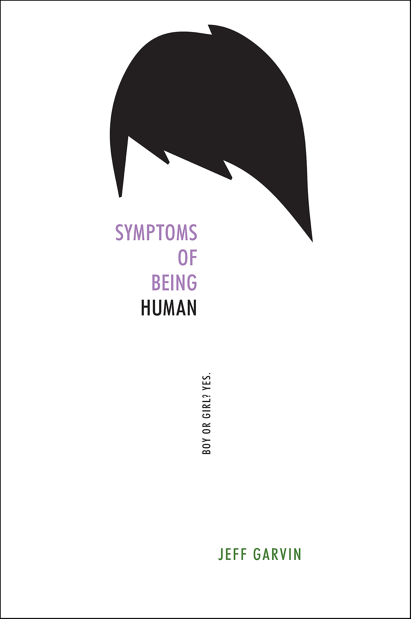 This image is the cover for the book Symptoms of Being Human
