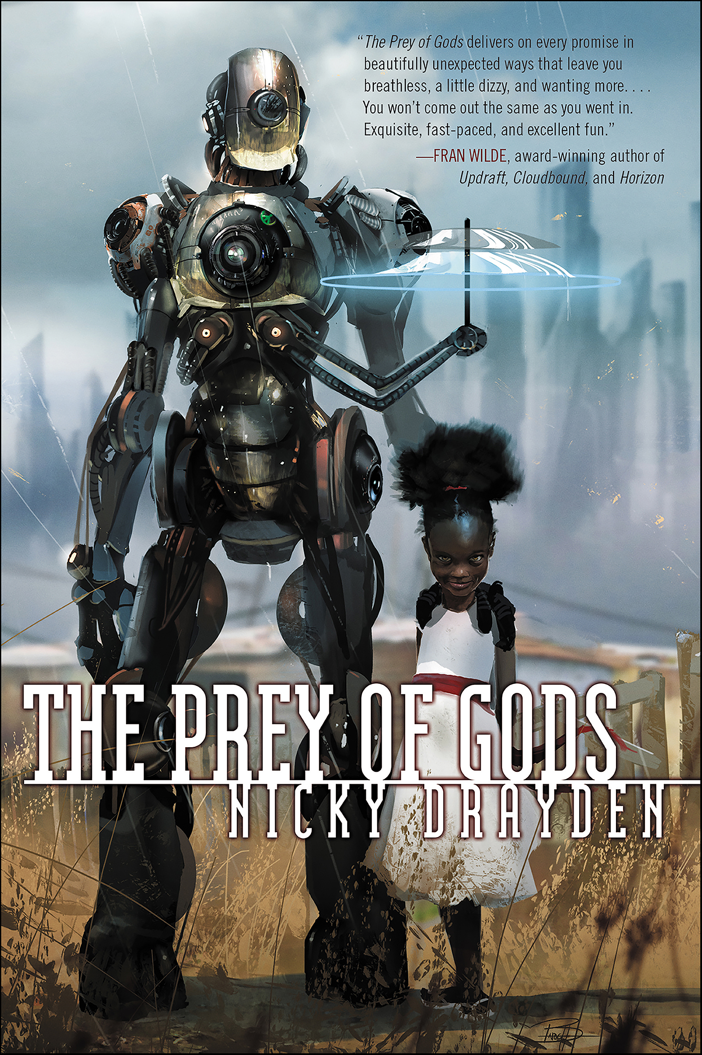 This image is the cover for the book Prey of Gods