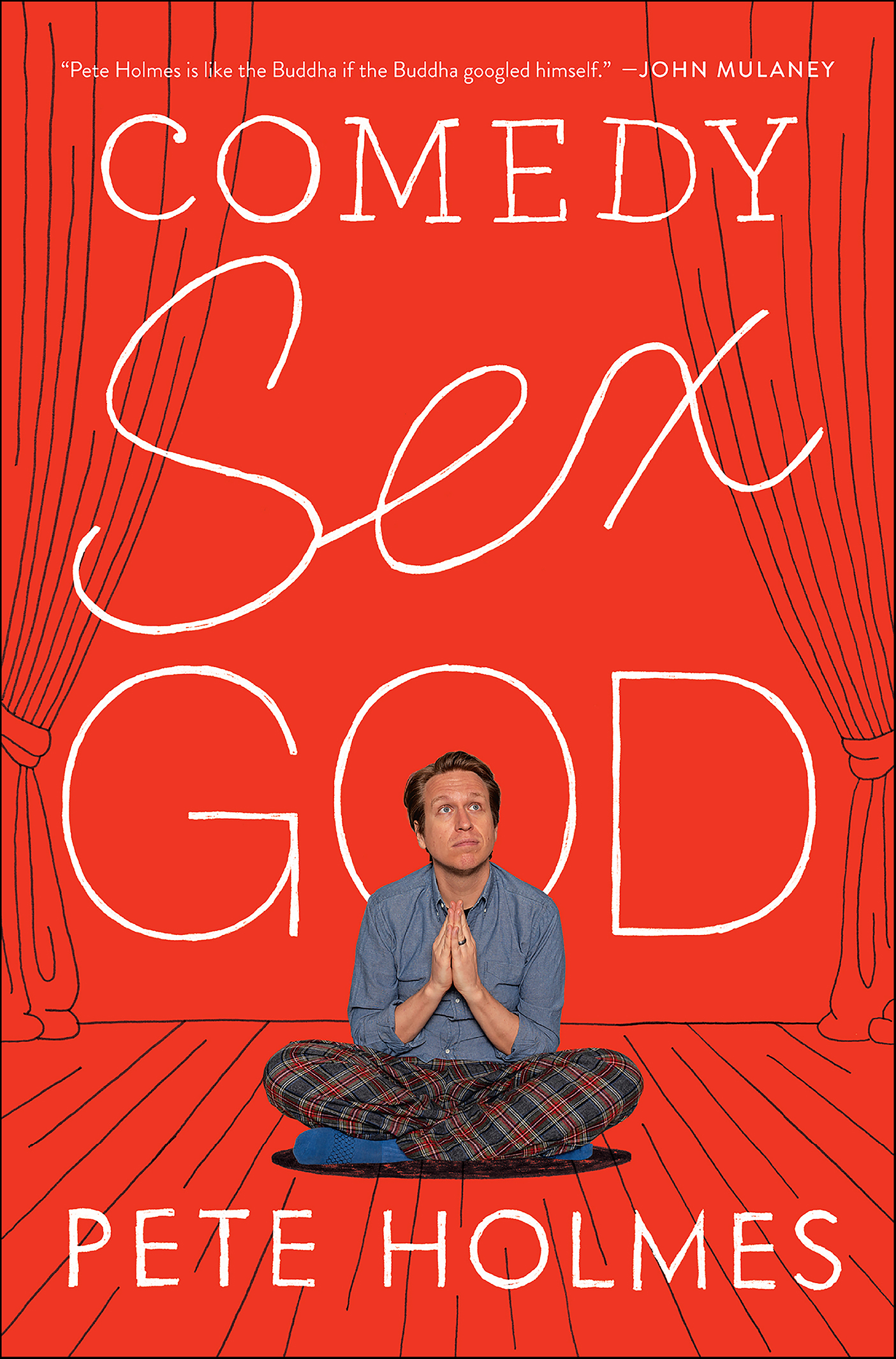 This image is the cover for the book Comedy Sex God