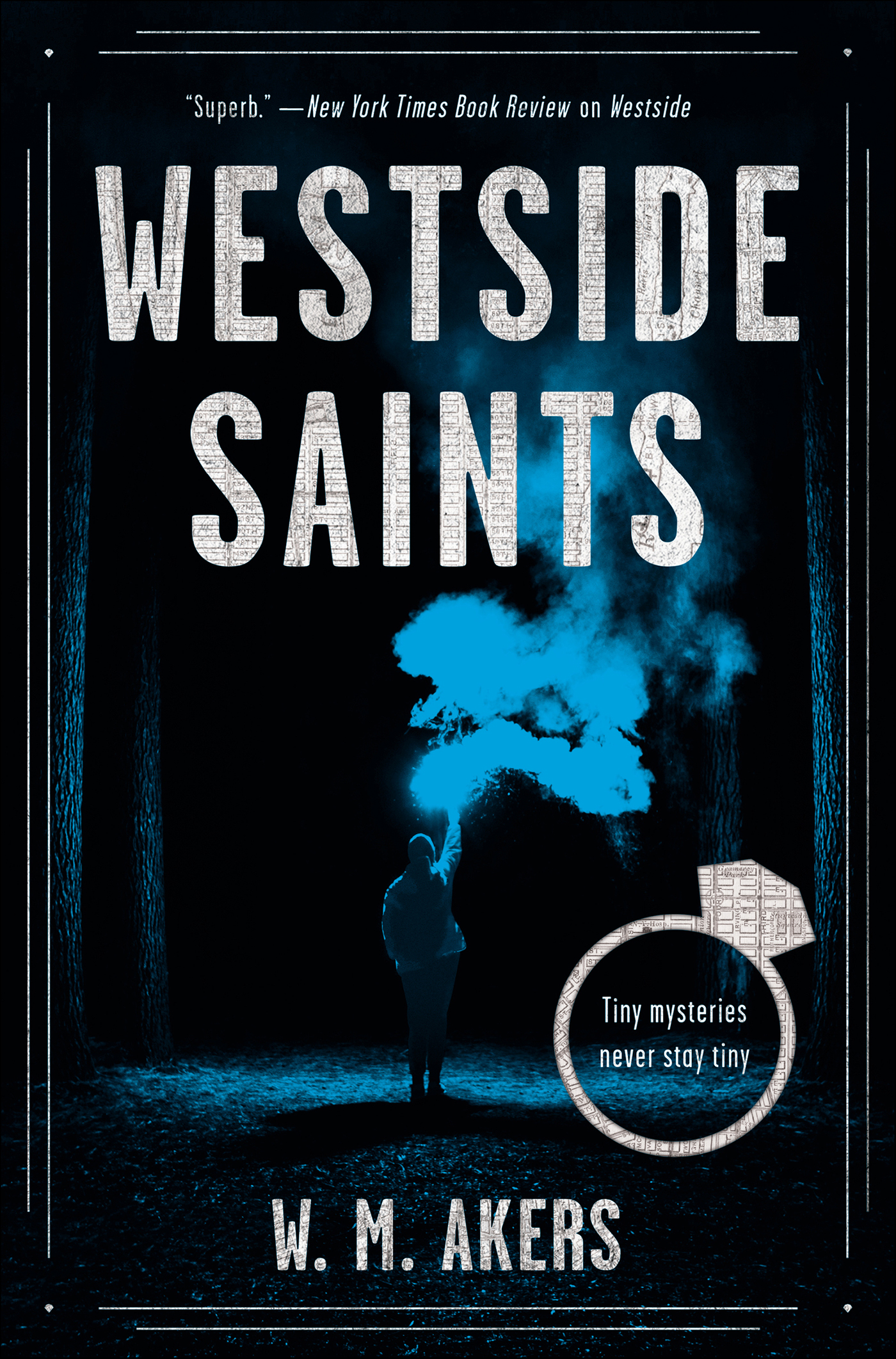 This image is the cover for the book Westside Saints, The Gilda Carr Tiny Mysteries