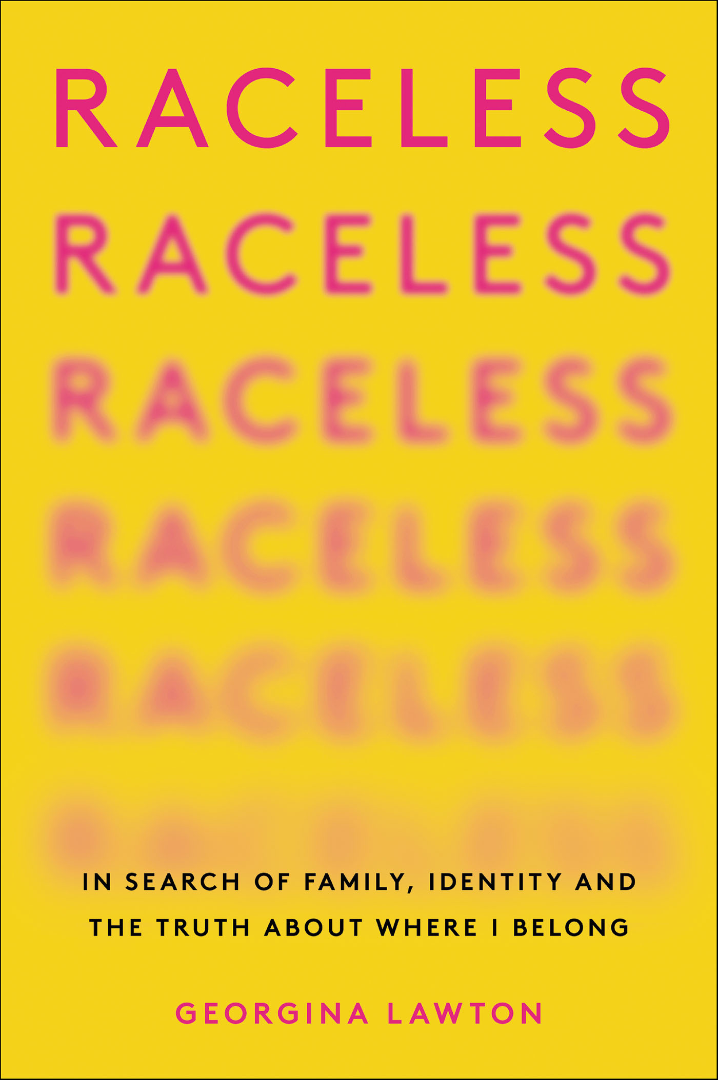This image is the cover for the book Raceless