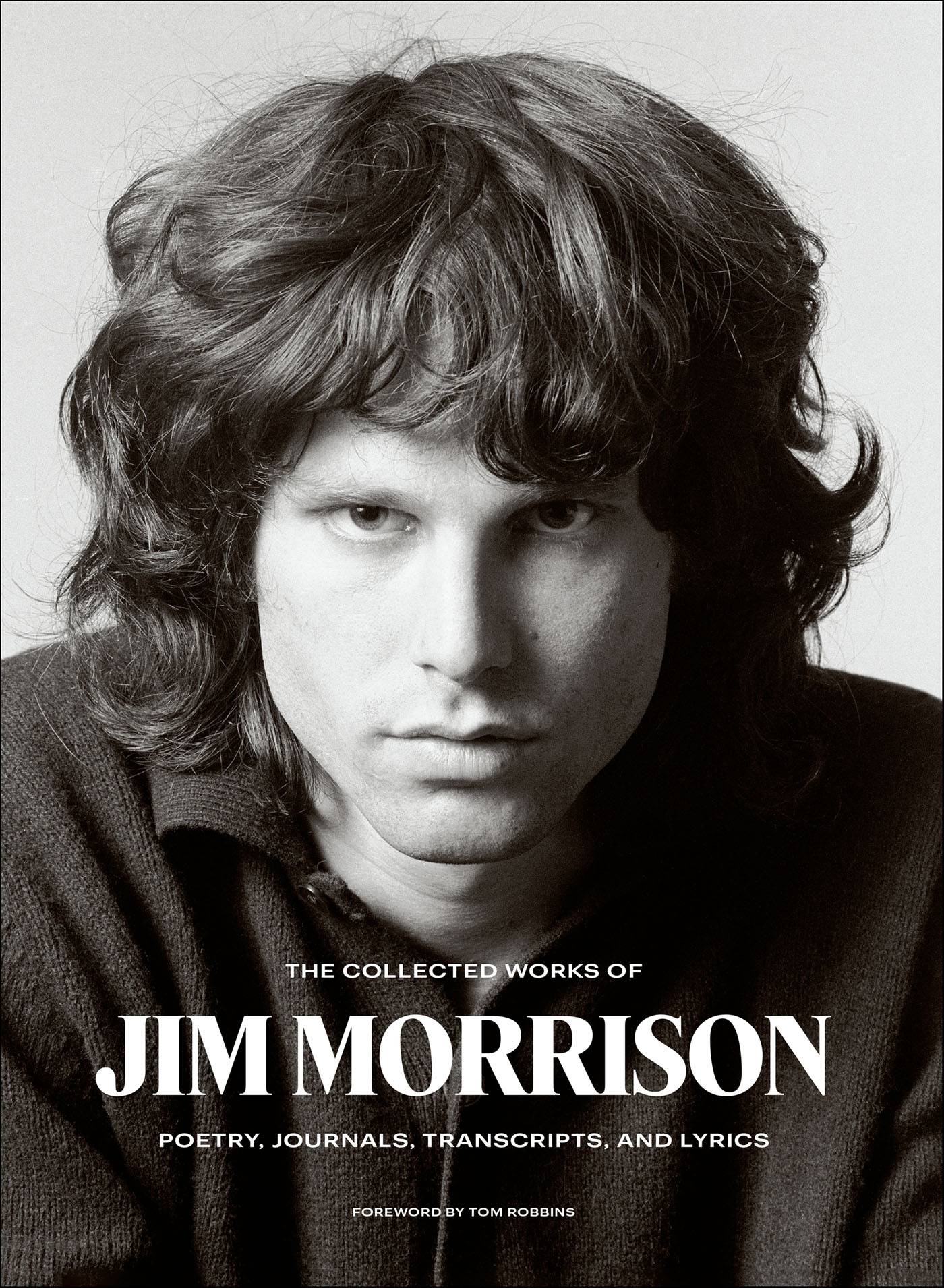 This image is the cover for the book Collected Works of Jim Morrison
