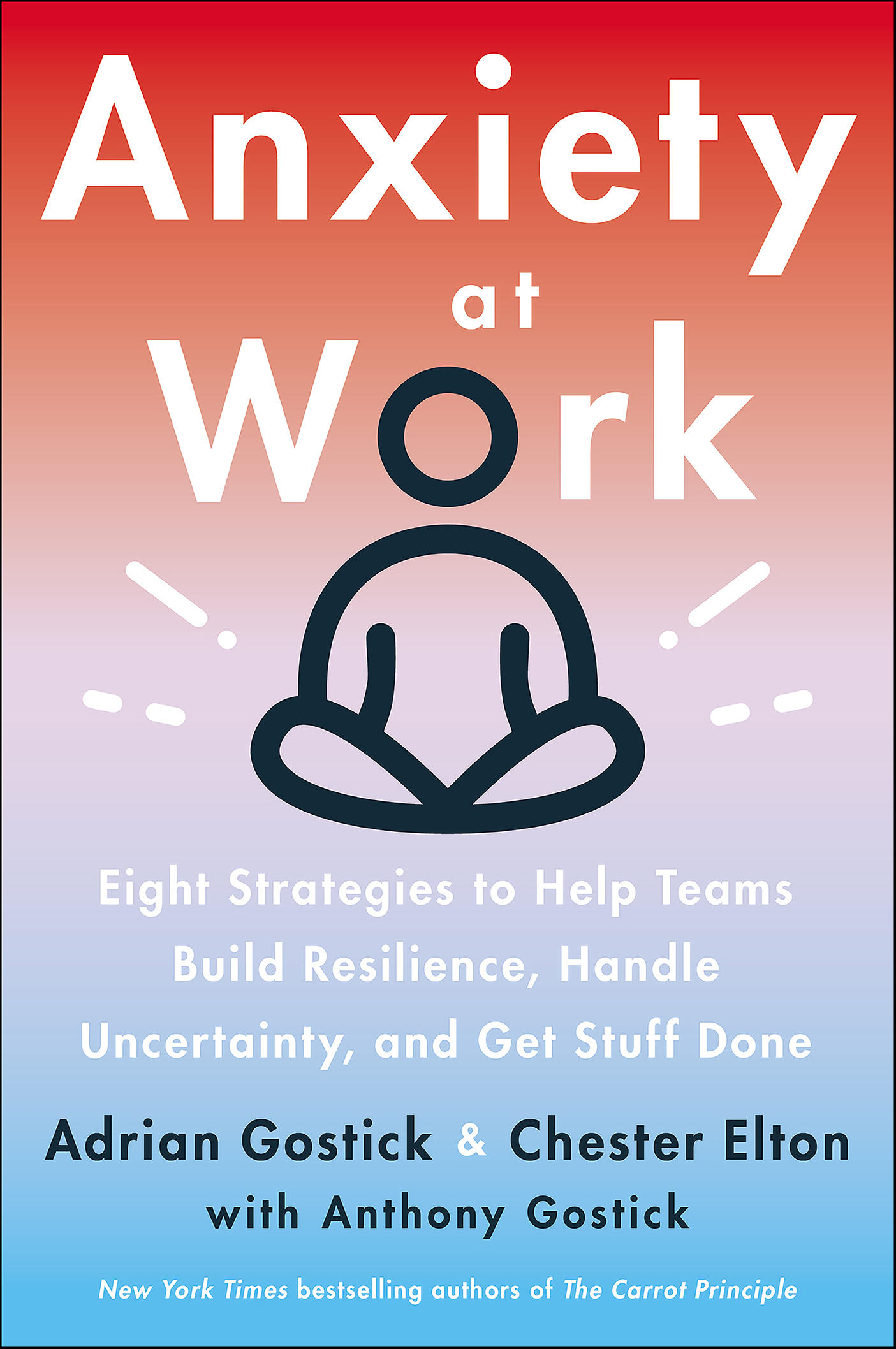 This image is the cover for the book Anxiety at Work