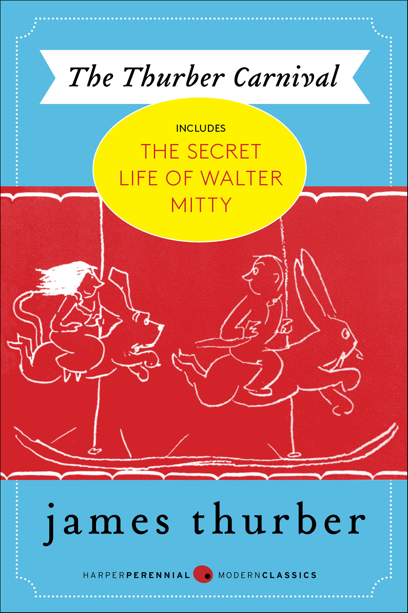This image is the cover for the book Thurber Carnival