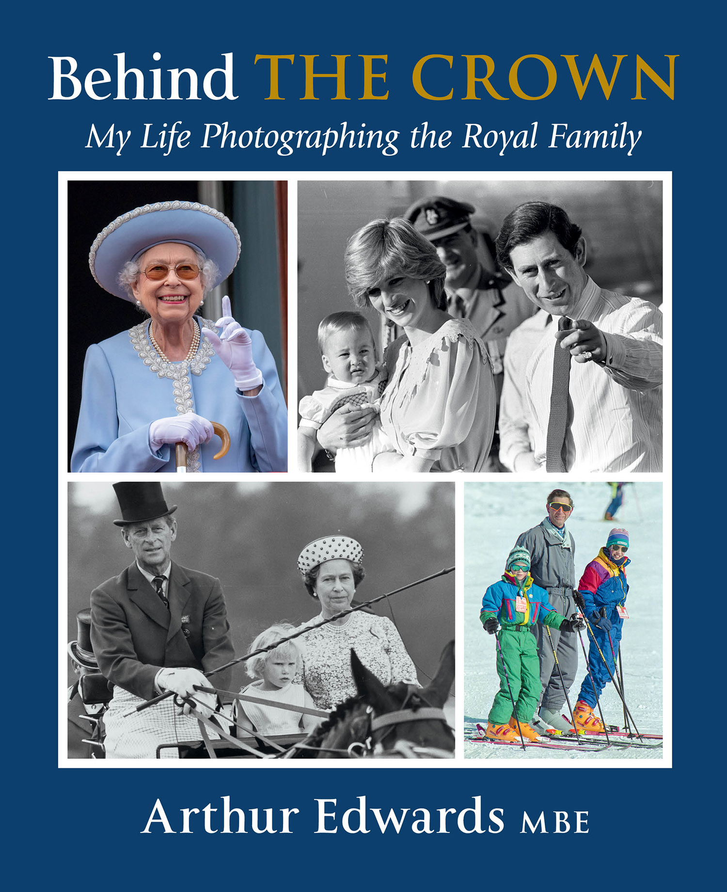 This image is the cover for the book Behind the Crown