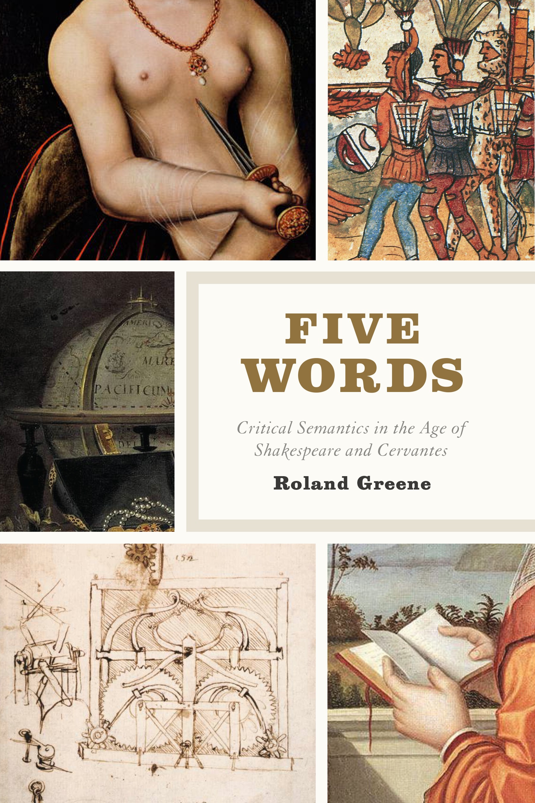 This image is the cover for the book Five Words