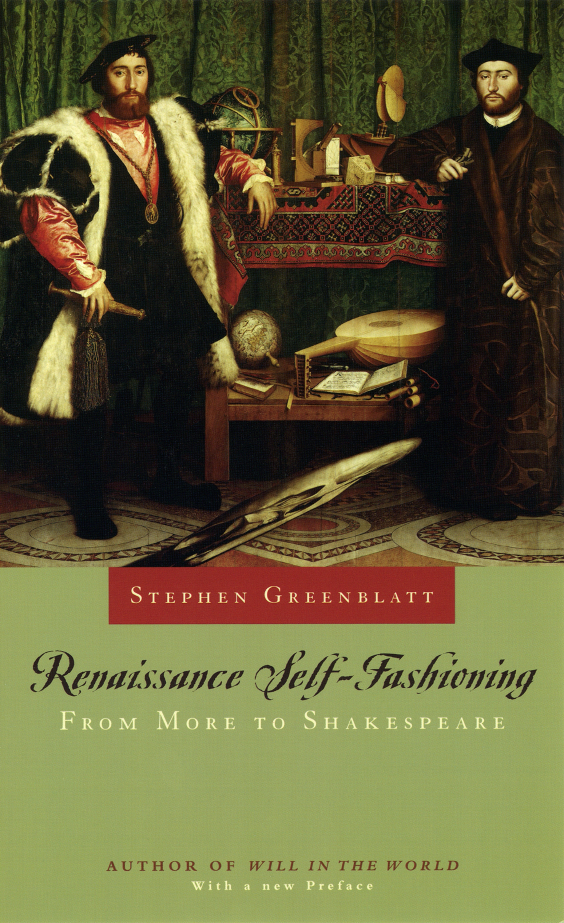 This image is the cover for the book Renaissance Self-Fashioning