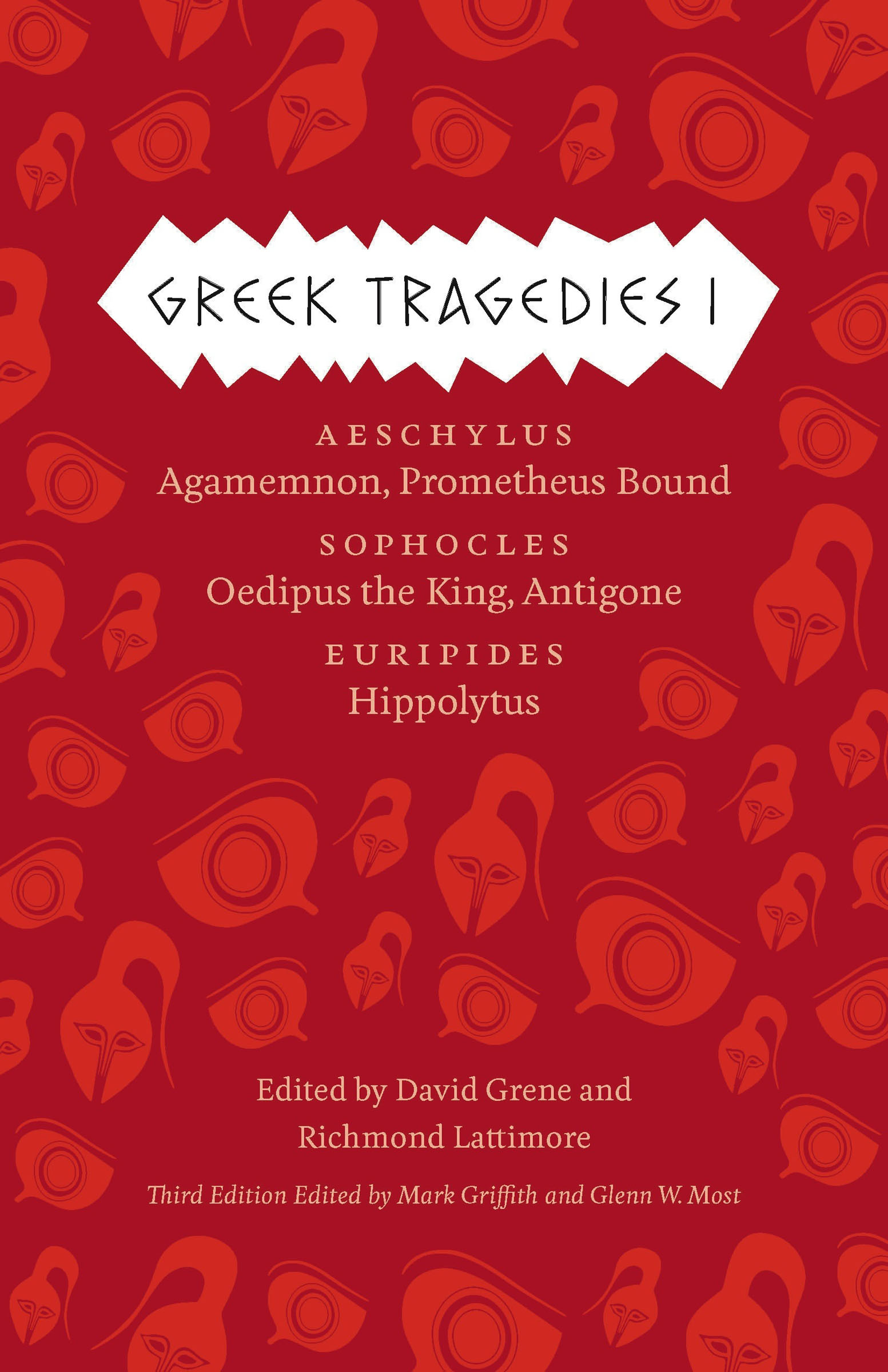 This image is the cover for the book Greek Tragedies I, The Complete Greek Tragedies
