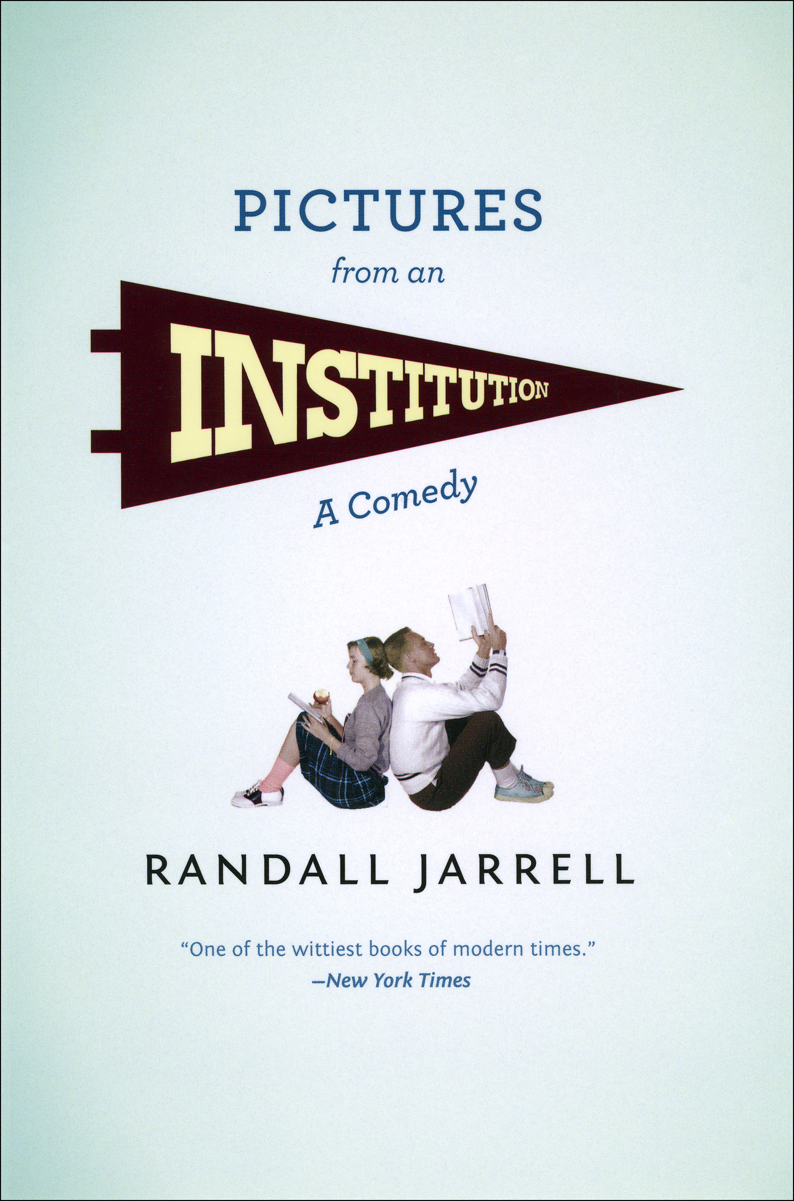 This image is the cover for the book Pictures from an Institution