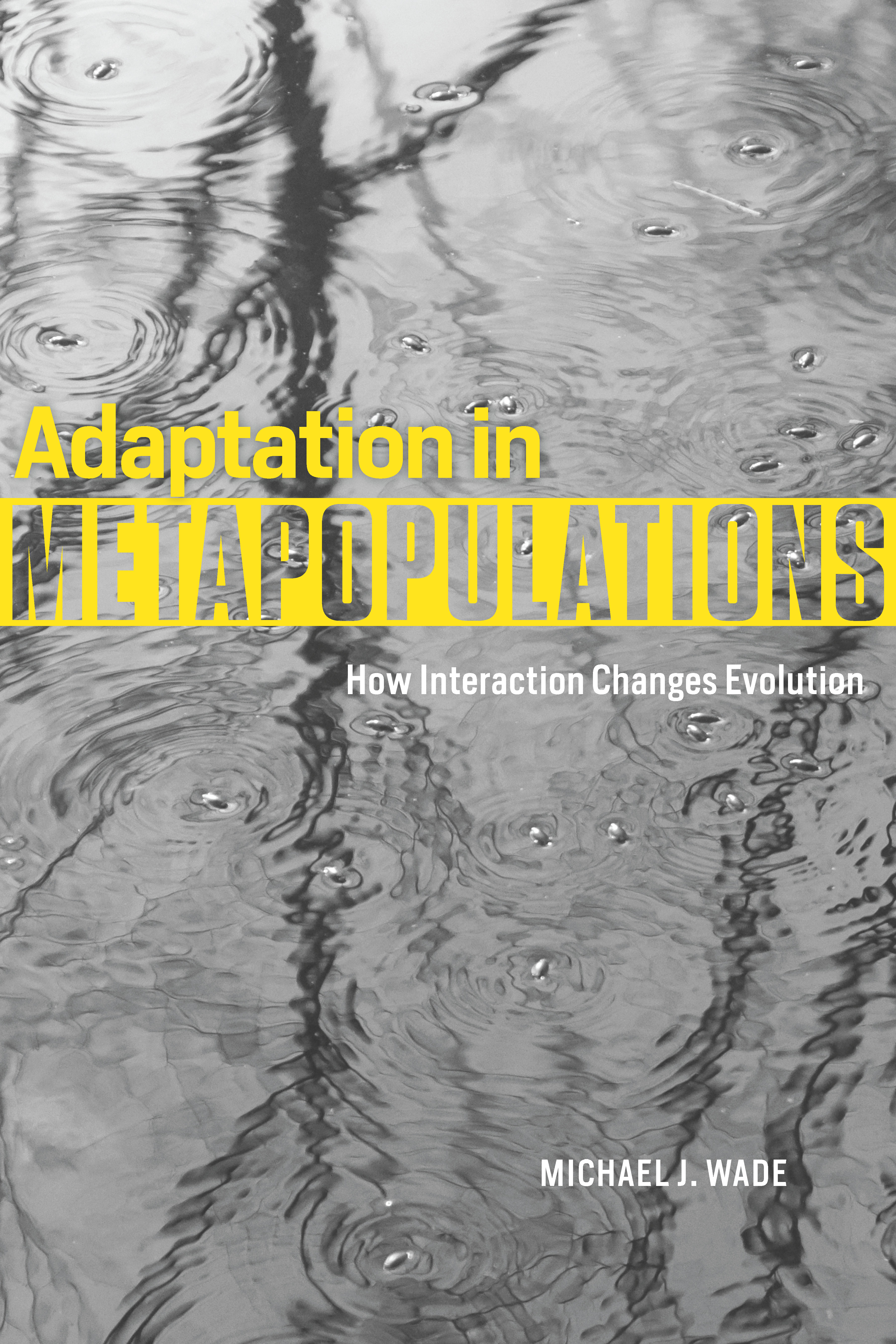 This image is the cover for the book Adaptation in Metapopulations