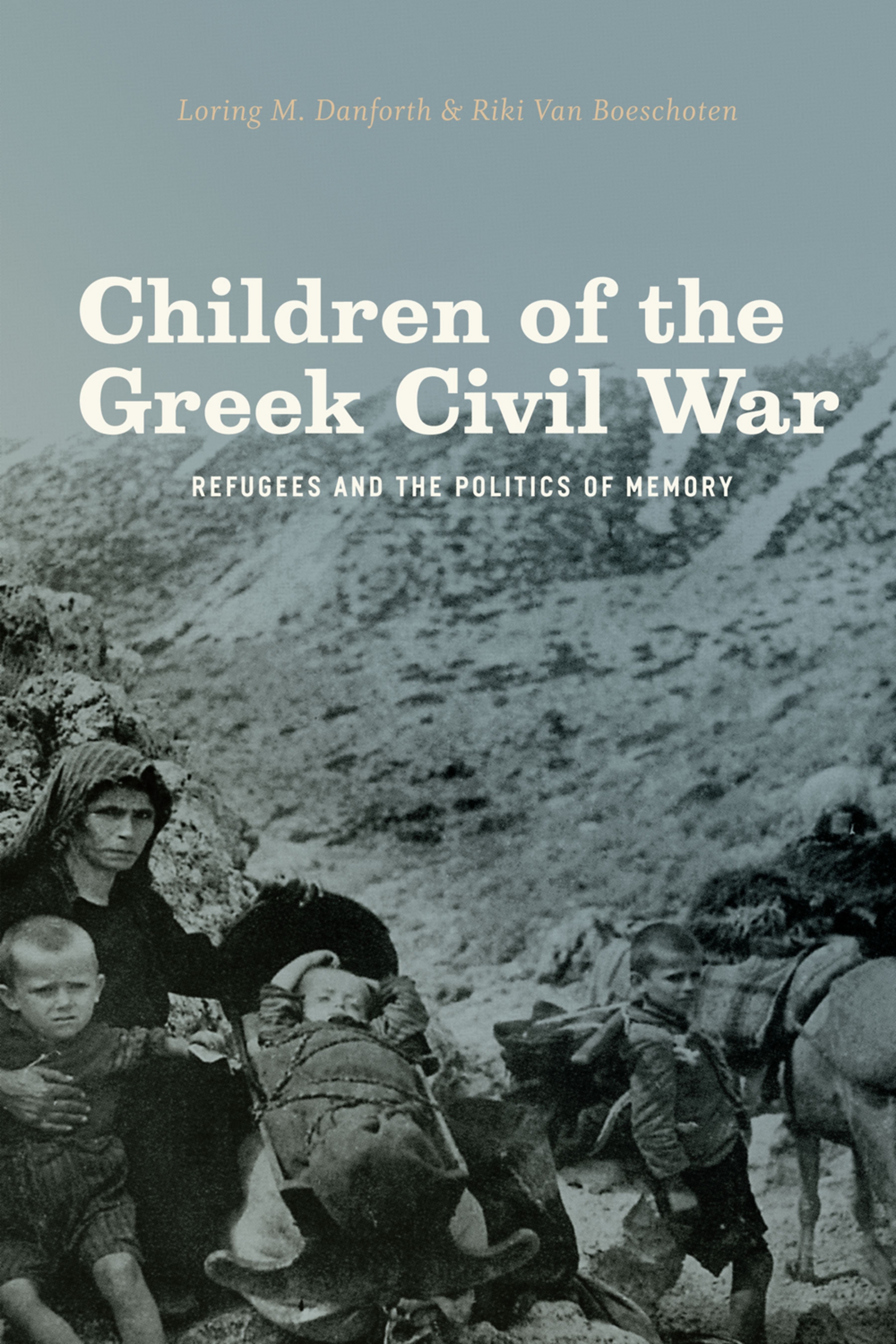 This image is the cover for the book Children of the Greek Civil War