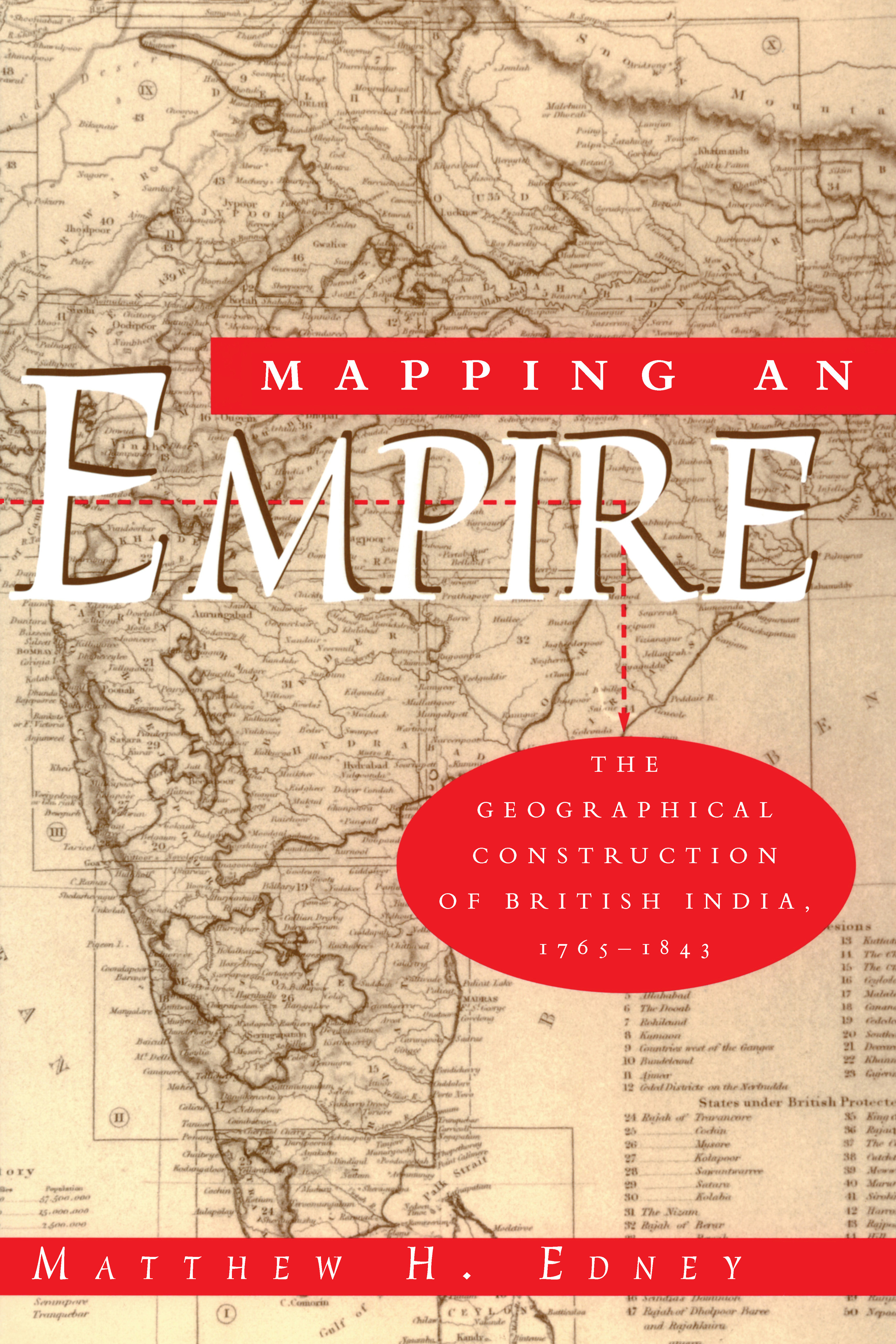 This image is the cover for the book Mapping an Empire
