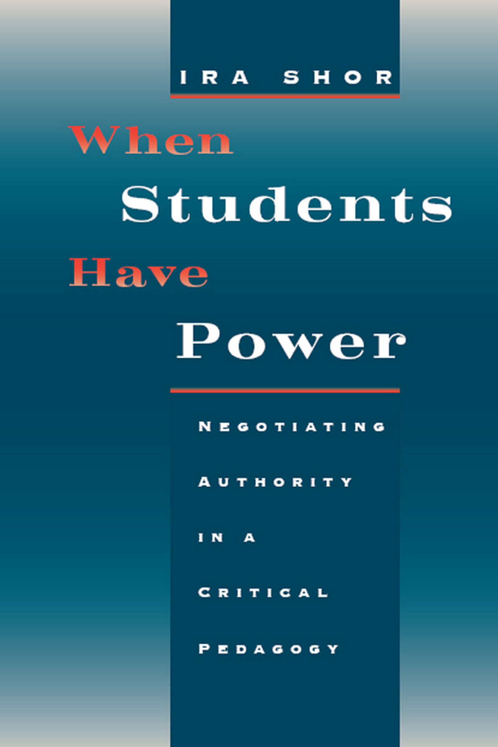 This image is the cover for the book When Students Have Power