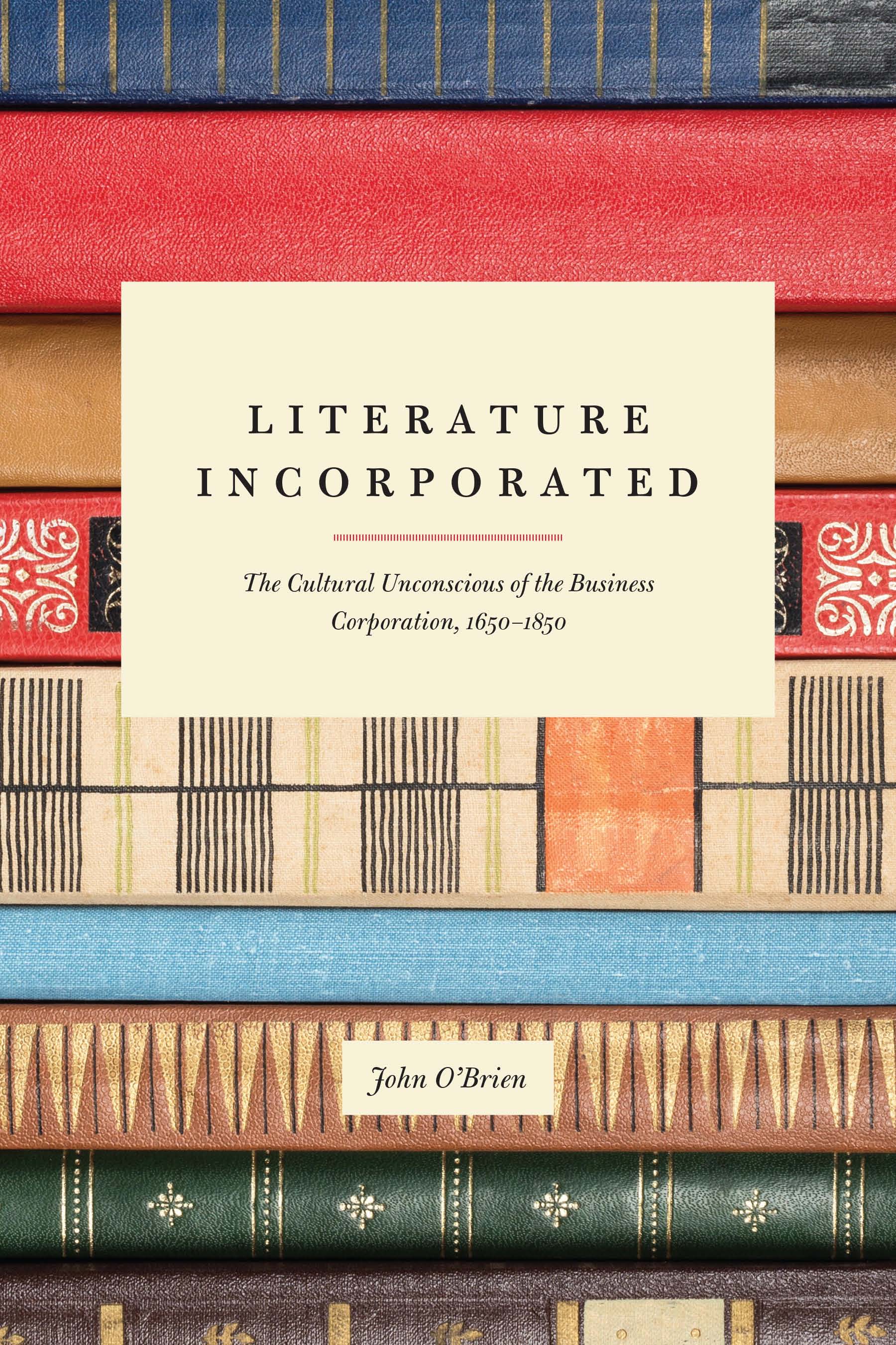 This image is the cover for the book Literature Incorporated