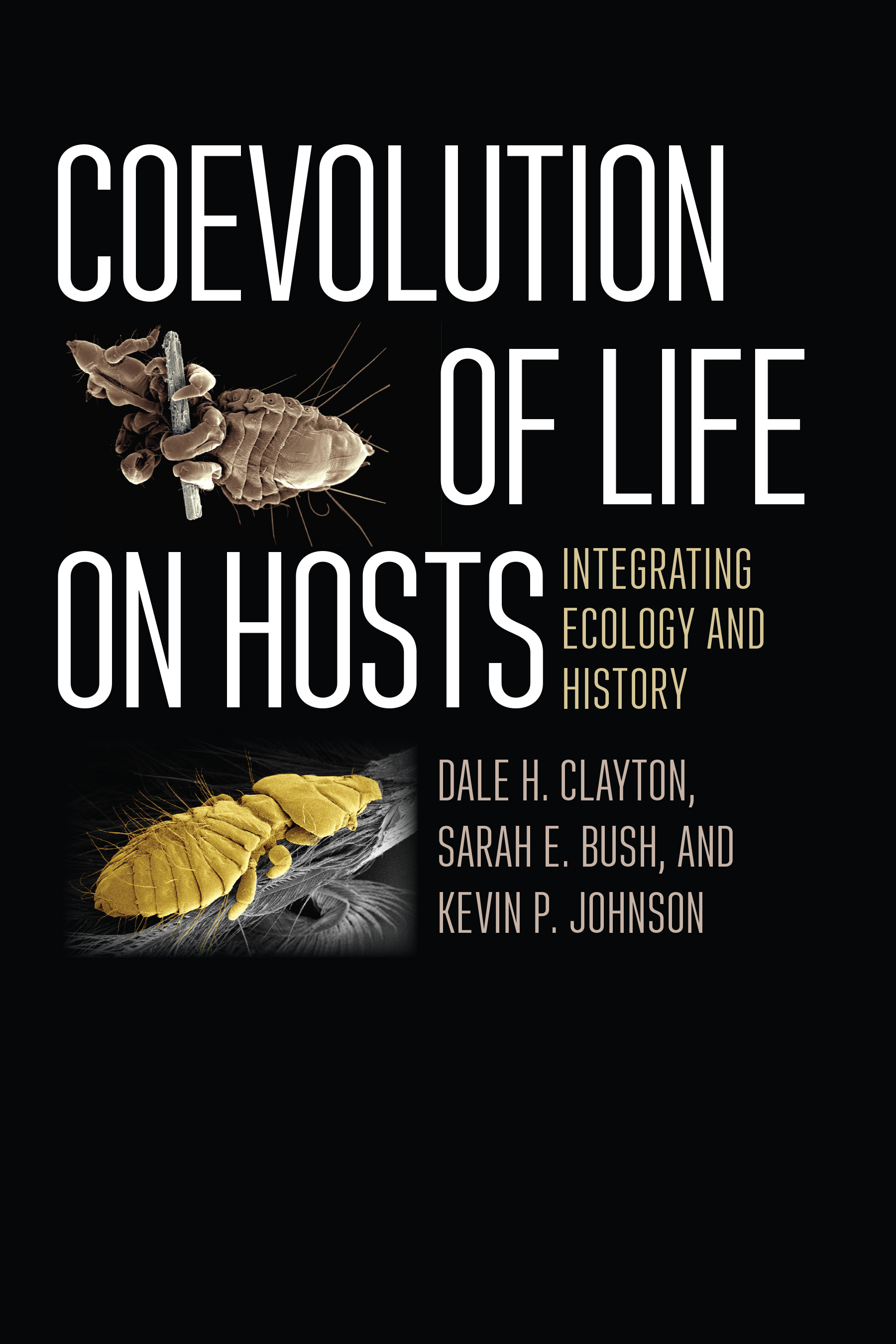 This image is the cover for the book Coevolution of Life on Hosts