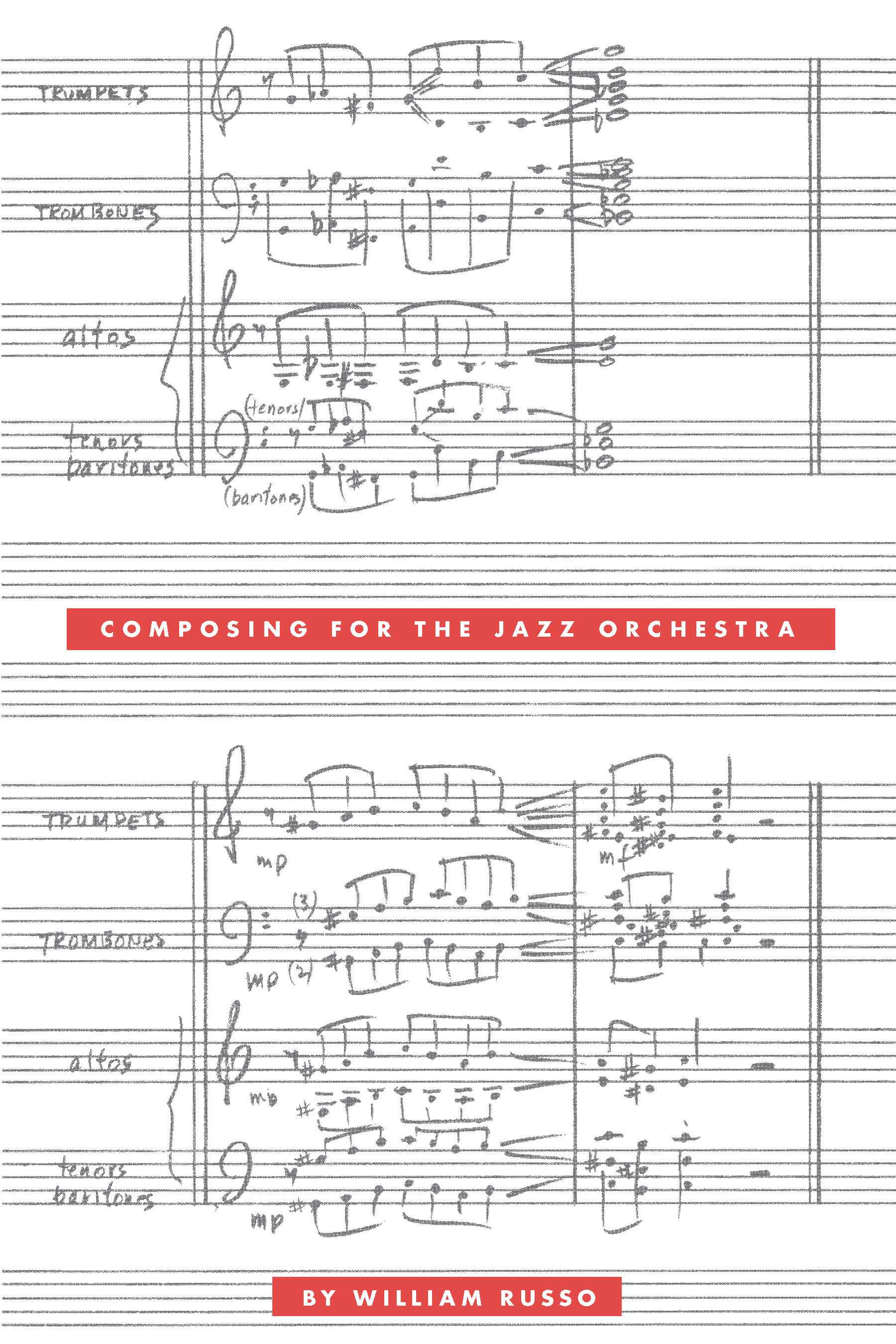 This image is the cover for the book Composing for the Jazz Orchestra