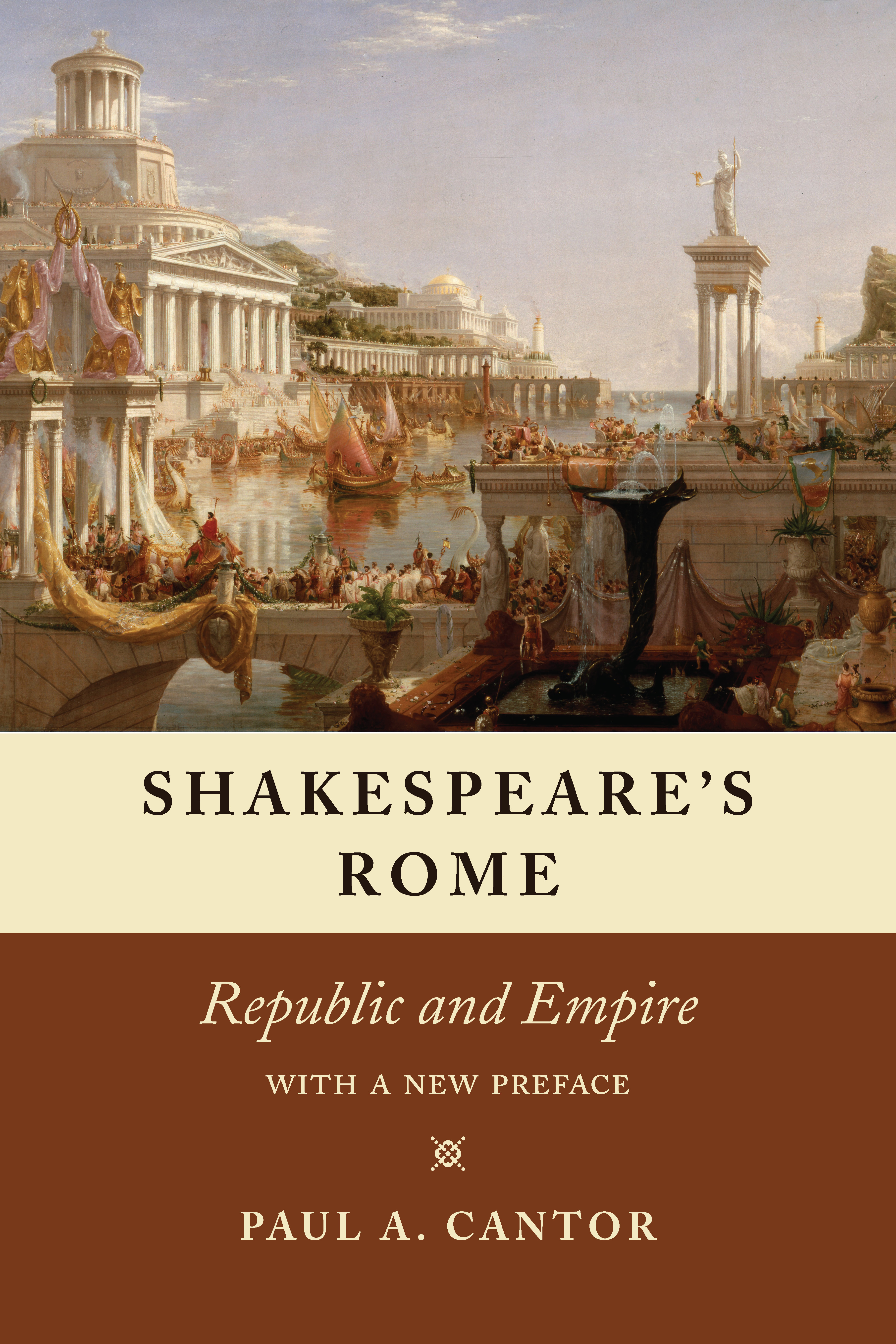 This image is the cover for the book Shakespeare's Rome