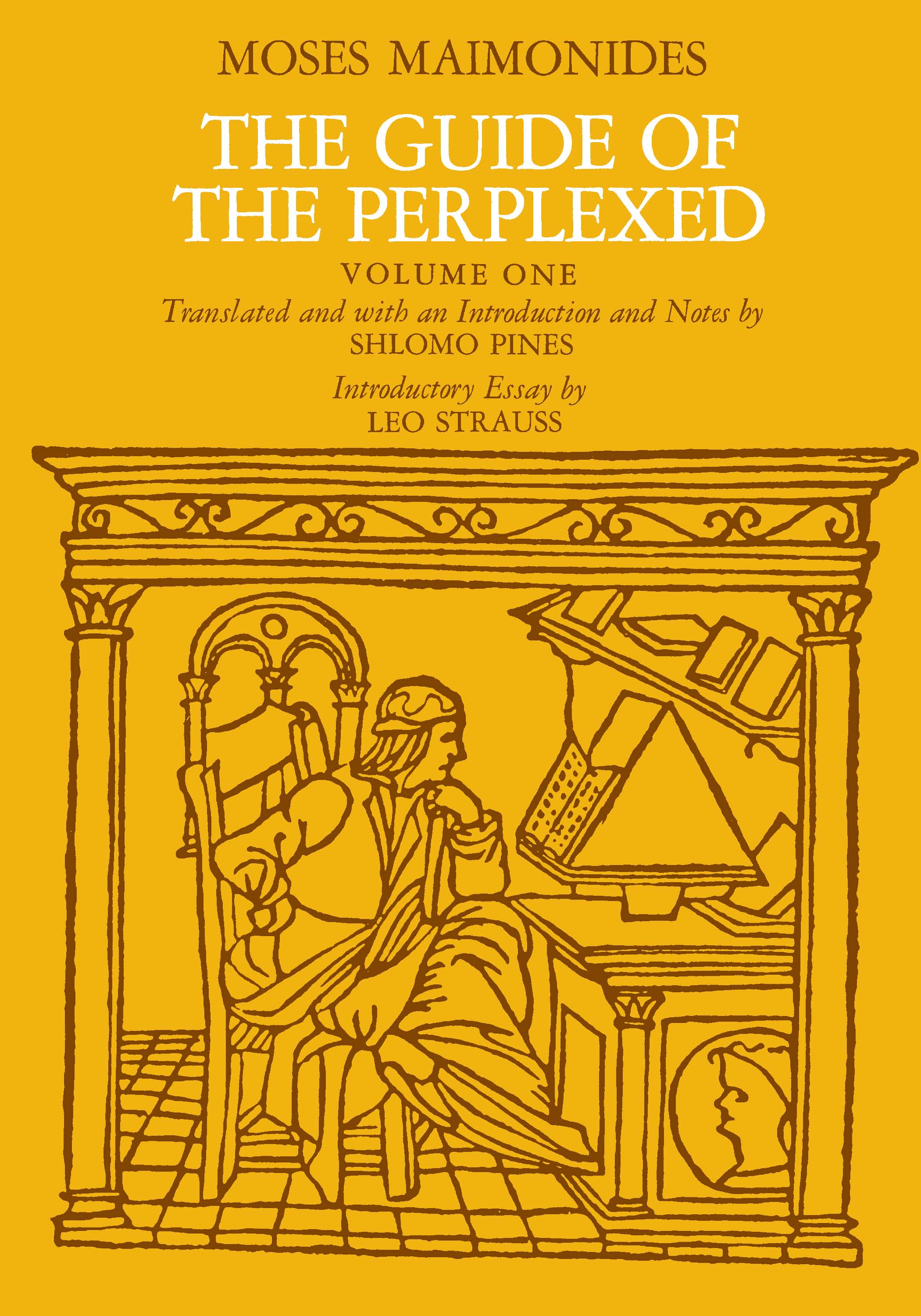 This image is the cover for the book Guide of the Perplexed, Volume 1