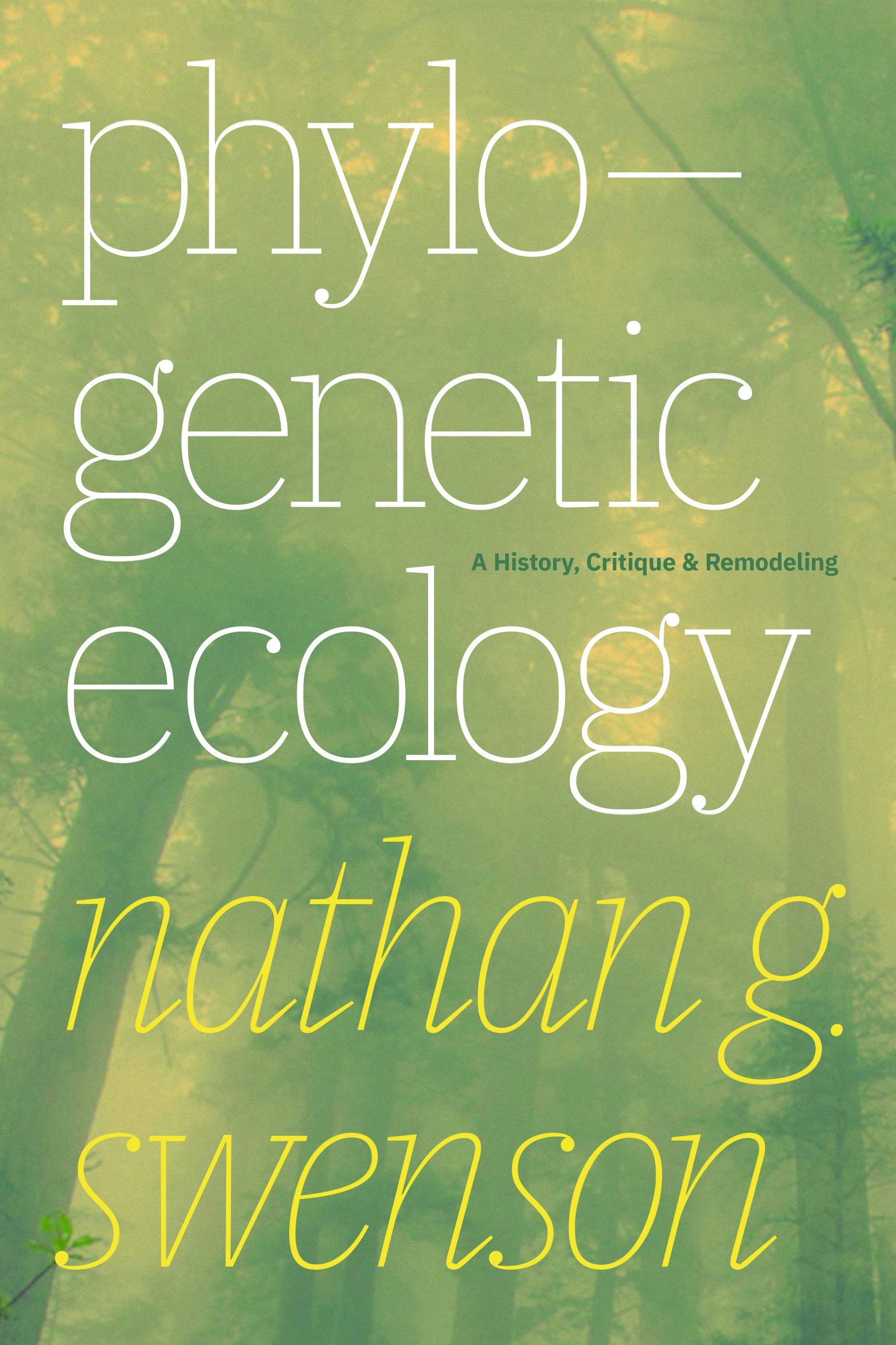 This image is the cover for the book Phylogenetic Ecology