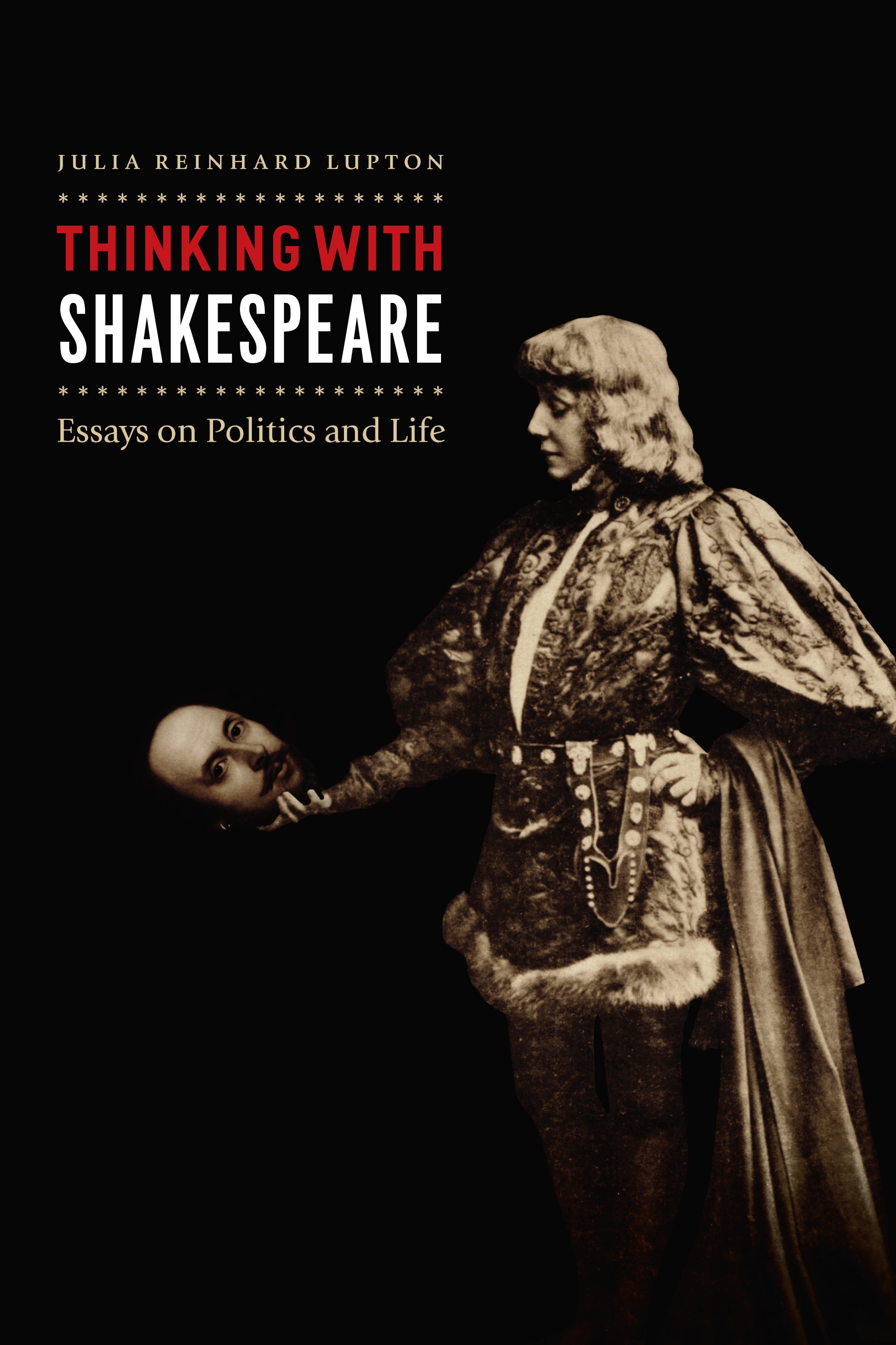 This image is the cover for the book Thinking with Shakespeare