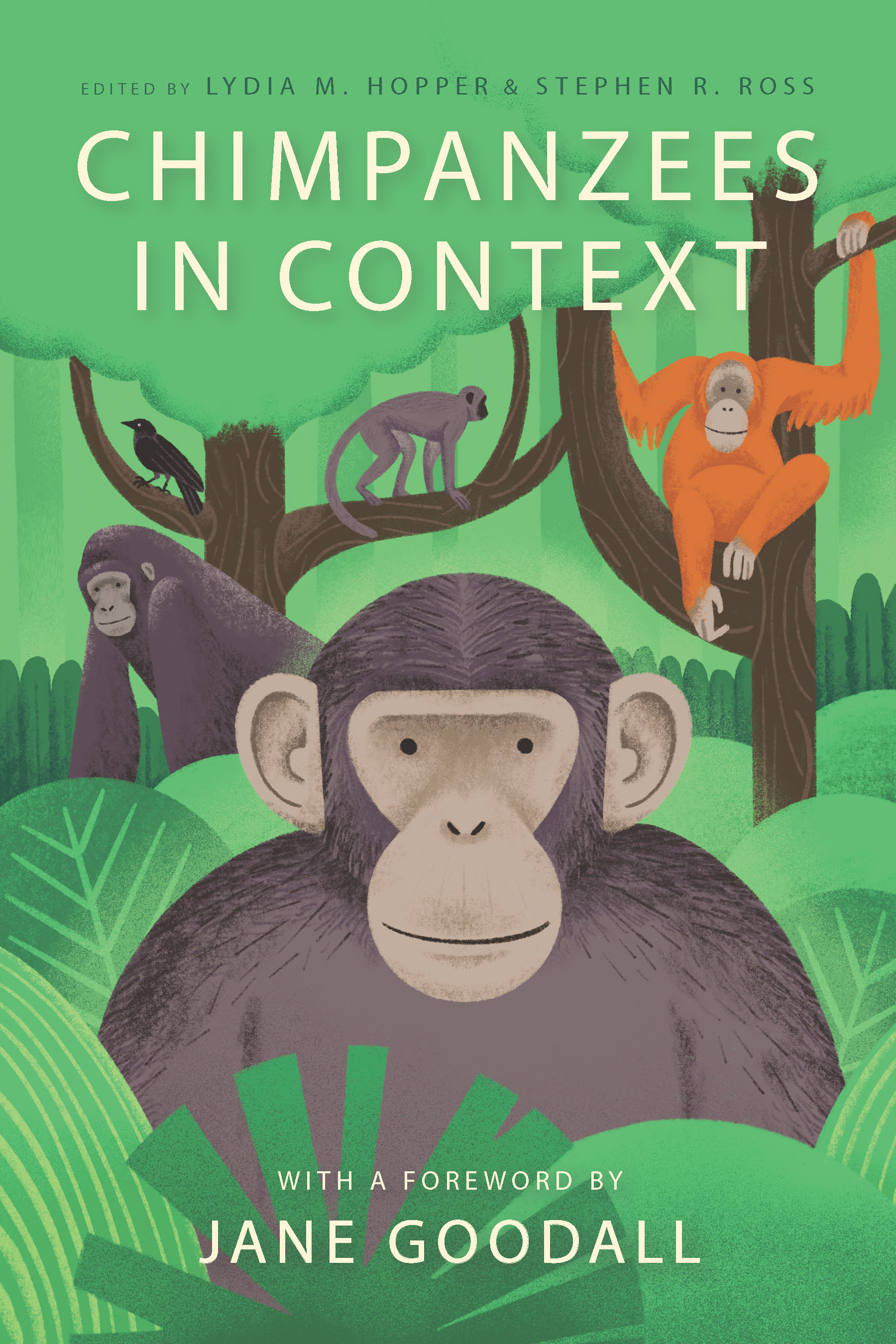 This image is the cover for the book Chimpanzees in Context