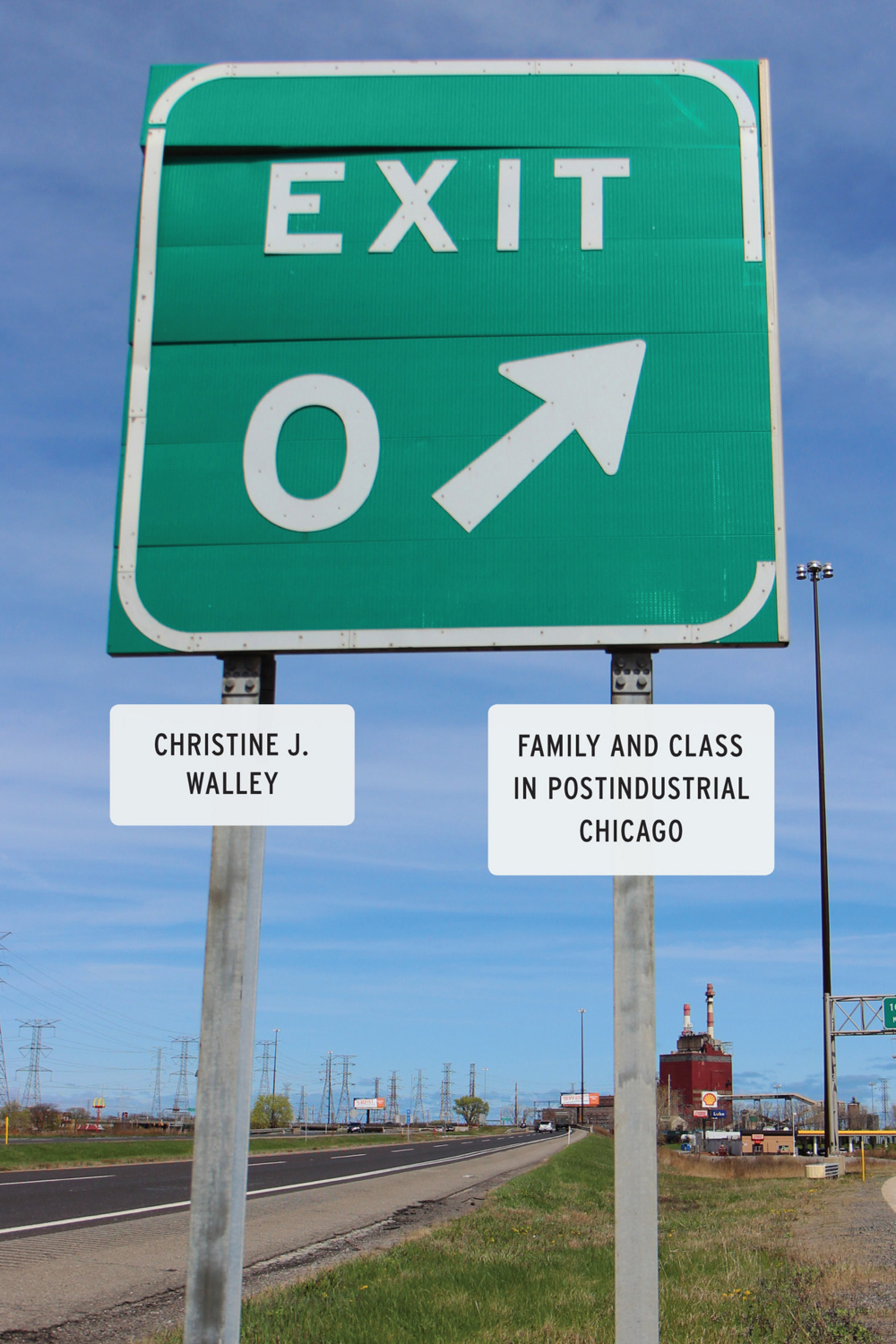 This image is the cover for the book Exit Zero