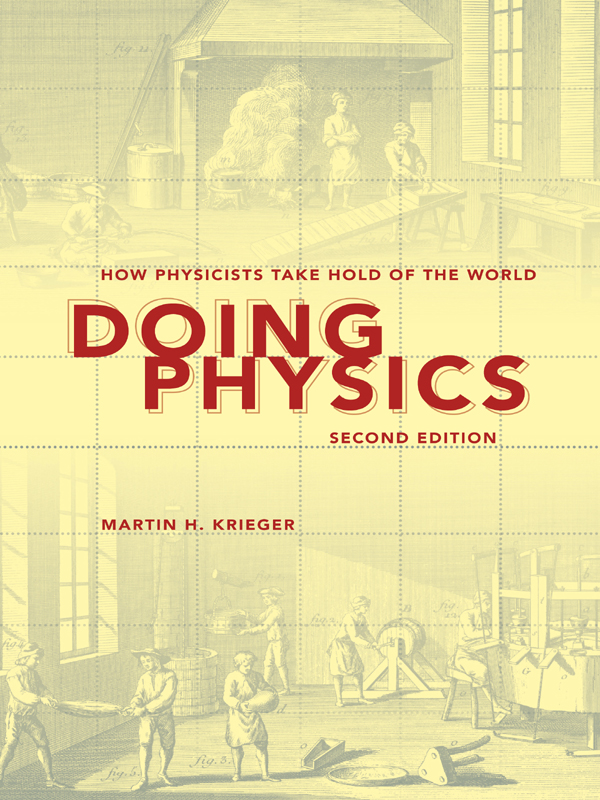This image is the cover for the book Doing Physics