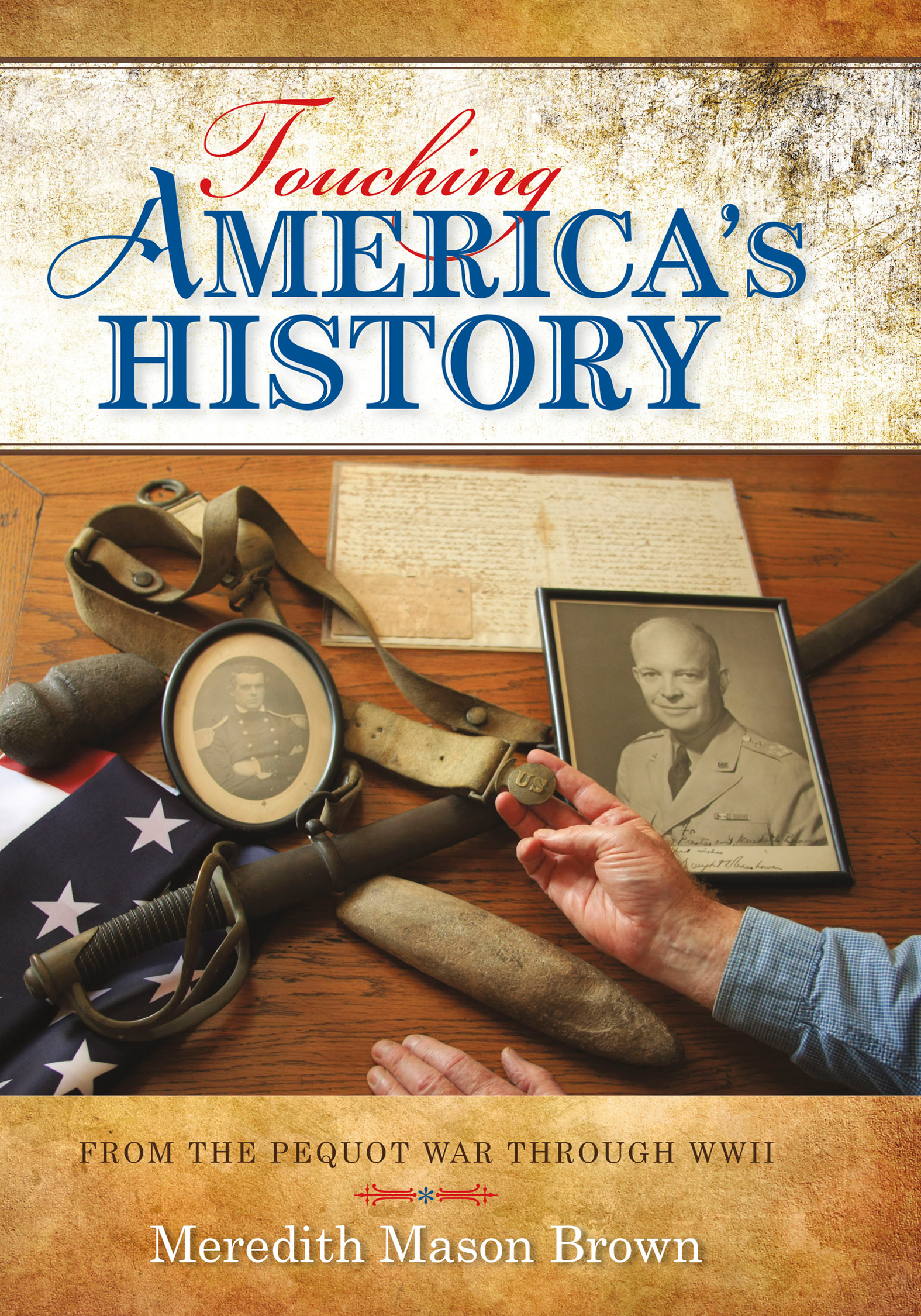 This image is the cover for the book Touching America's History, Encounters: Explorations in Folklore and Ethnomusicology