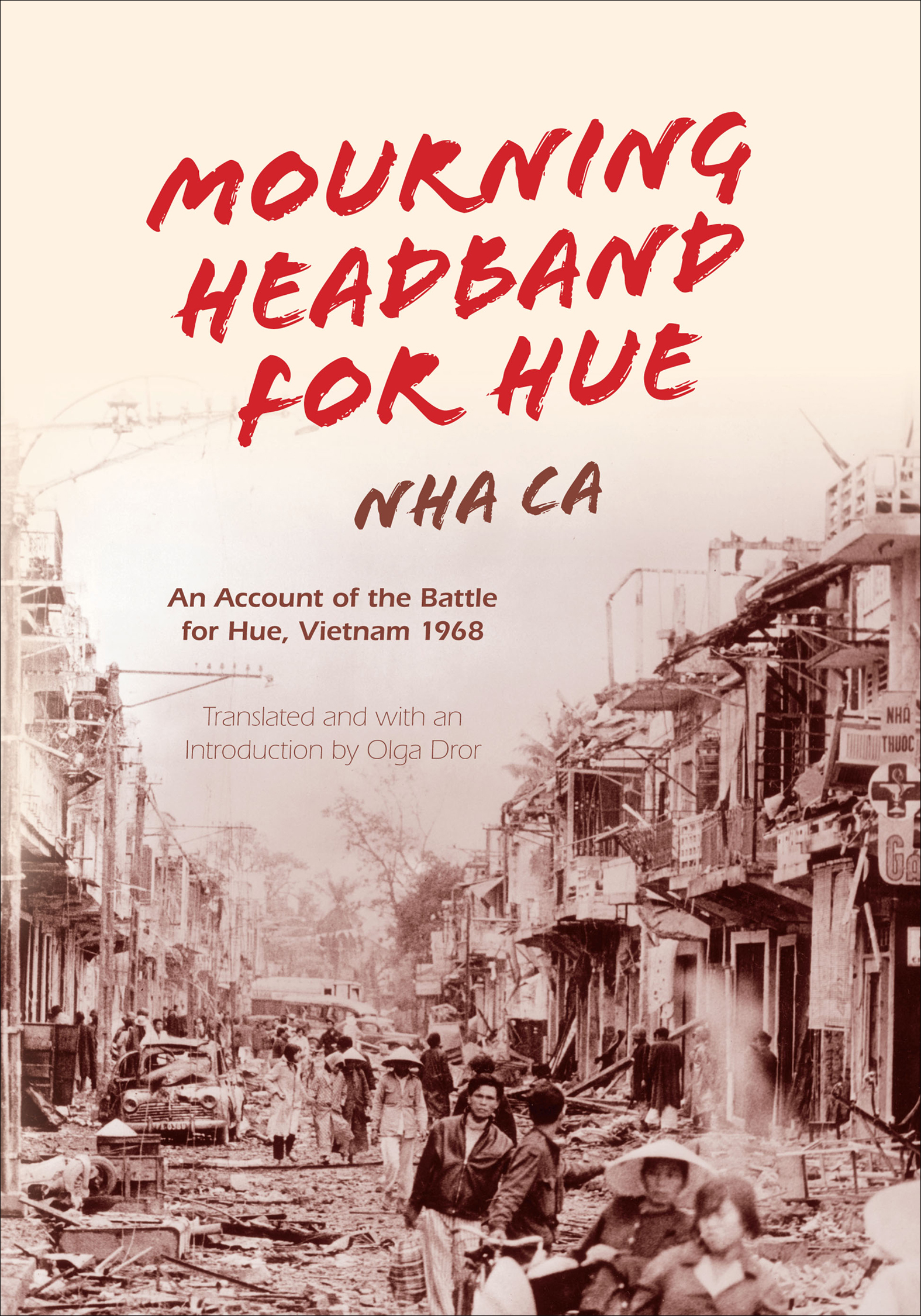 This image is the cover for the book Mourning Headband for Hue
