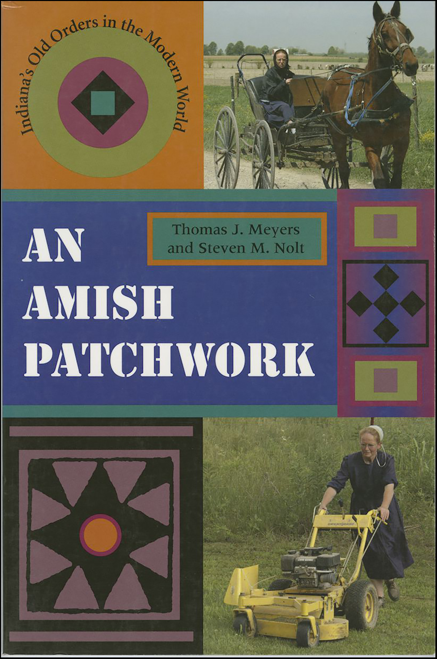 This image is the cover for the book Amish Patchwork