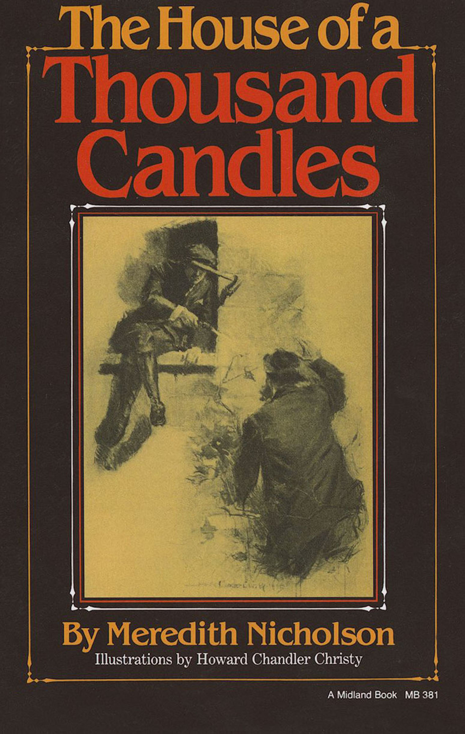 This image is the cover for the book House of a Thousand Candles