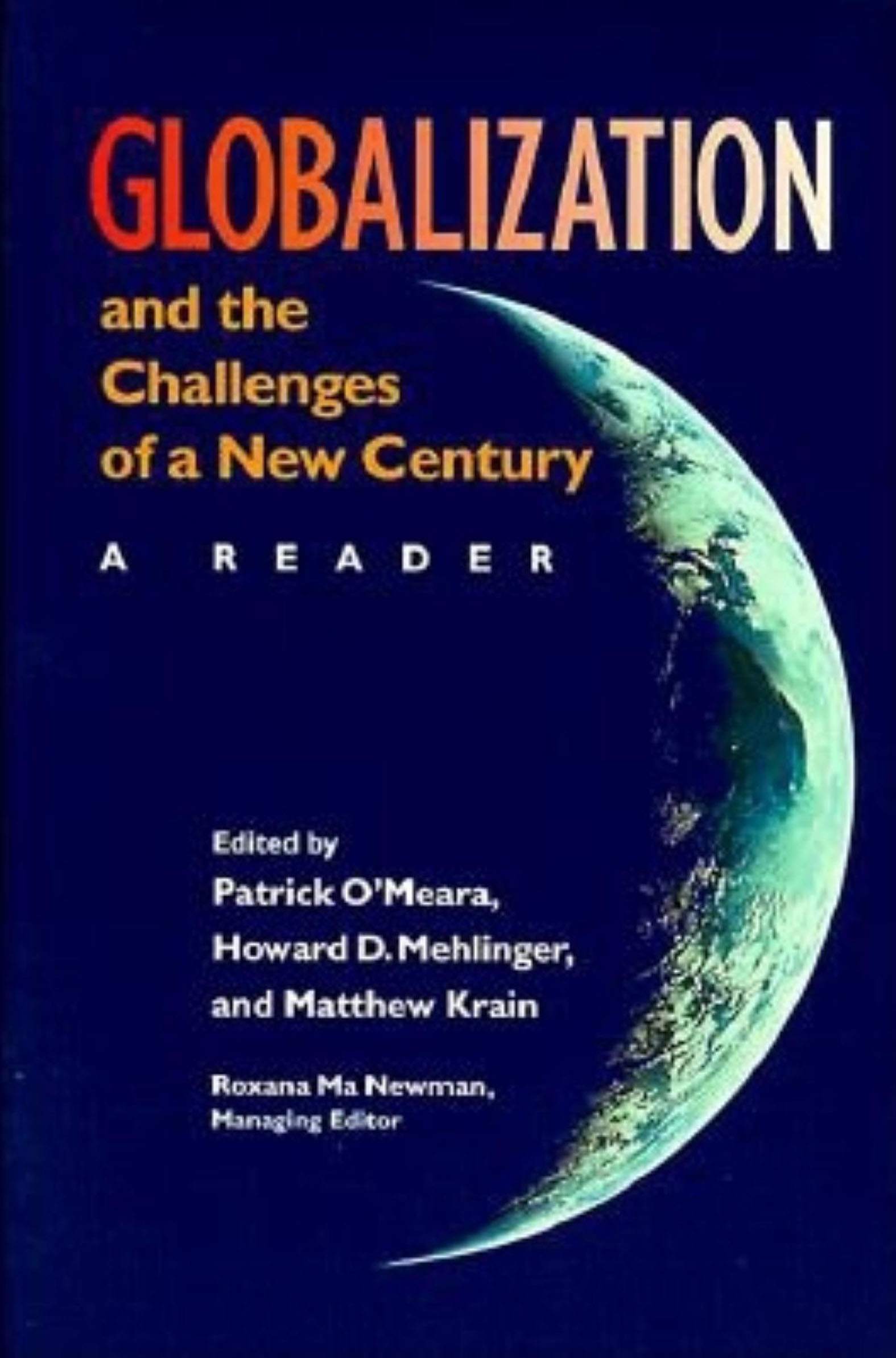 This image is the cover for the book Globalization and the Challenges of a New Century