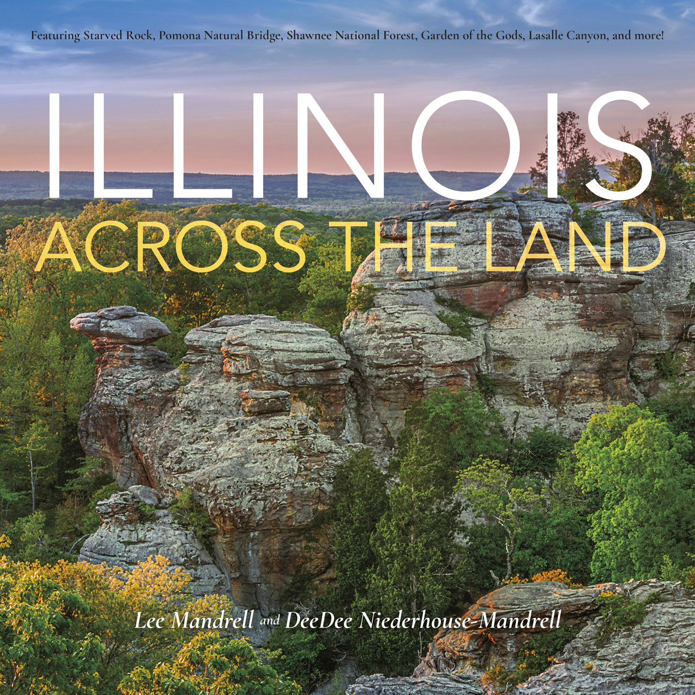 This image is the cover for the book Illinois Across the Land