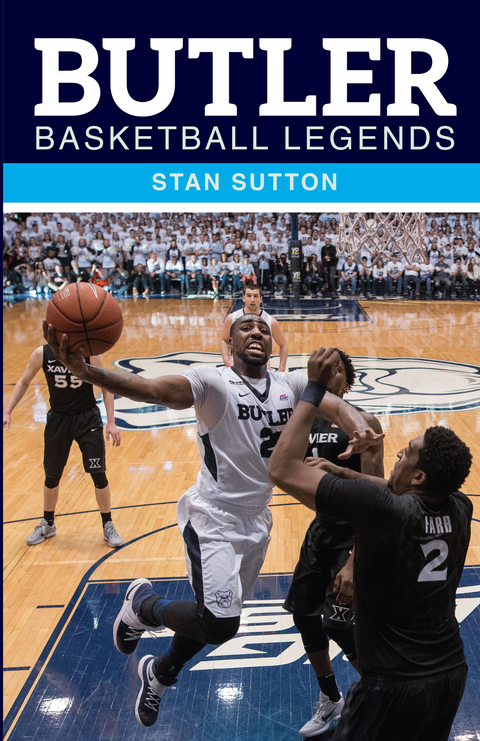 This image is the cover for the book Butler Basketball Legends